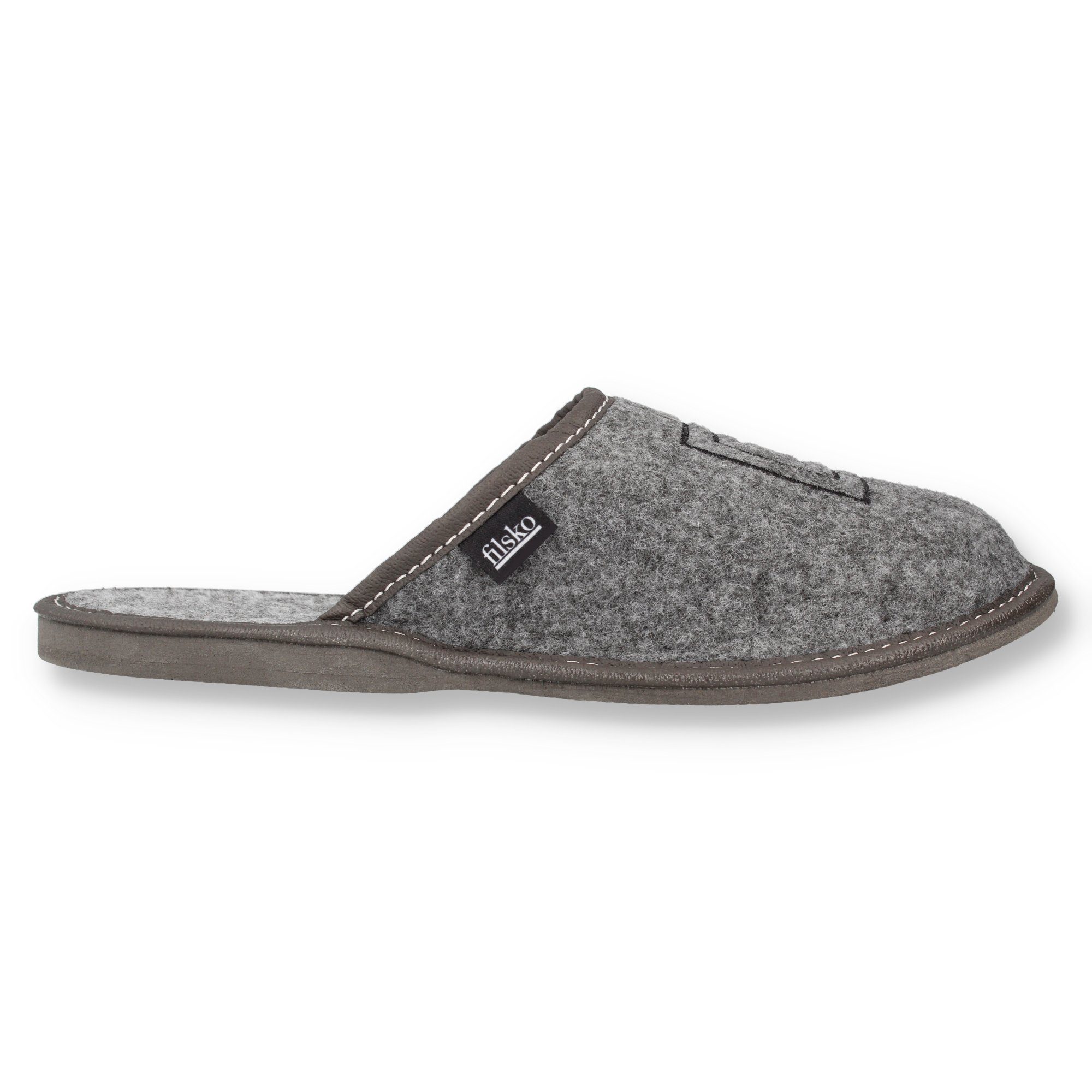 filsko Elegante Hausschuhe Hausschuh mit Stickmuster