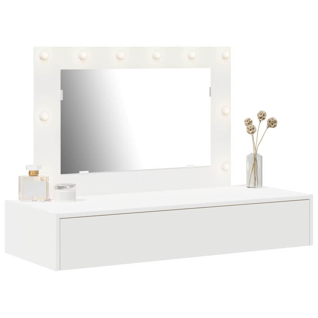 vidaXL Schminktisch Schminktisch Weiß 100 x 40 x 70 cm Holzwerkstoff (1-St)