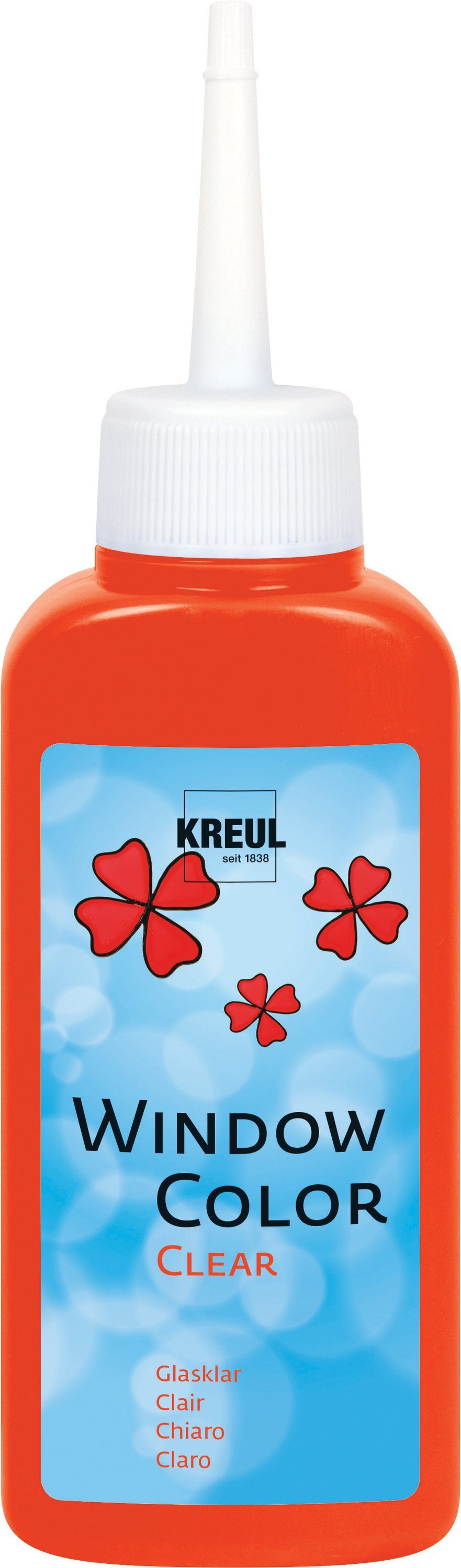 Fenstersticker, Kreul, 80 ml Rot