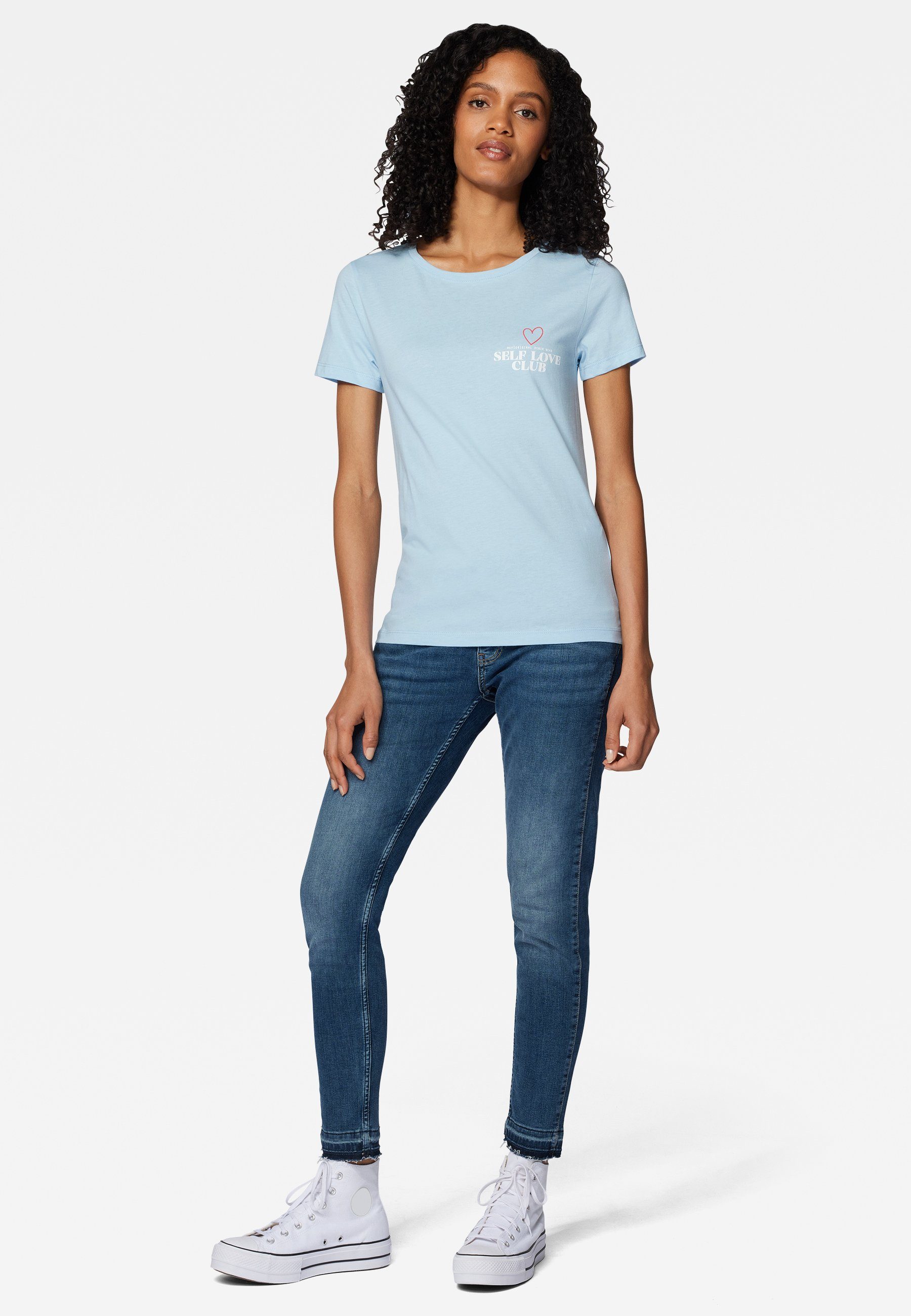 Mavi Rundhalsshirt SELF LOVE CLUB PRINTED TEE T-Shirt mit Druck,  Rundhalsausschnitt | T-Shirts