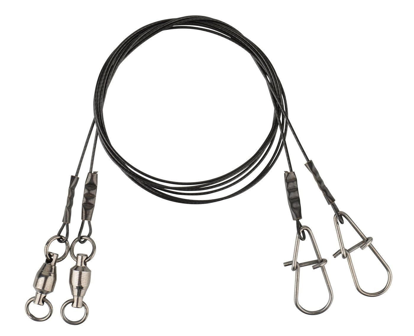 Kunstköder Savage Gear Black7 Trace 50cm 0,60mm 25kg - 2 Stahlvorfächer