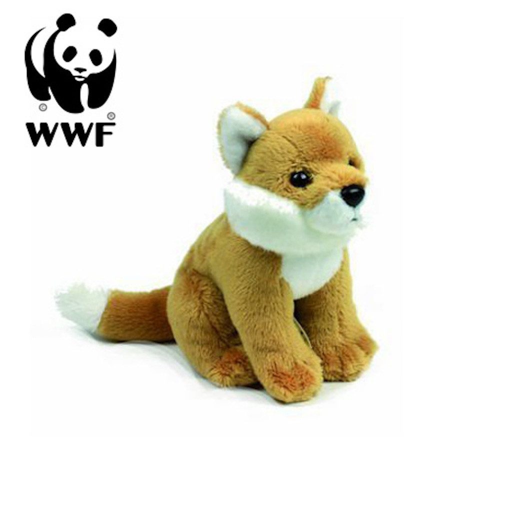WWF Kuscheltier Plüschtier Fuchs (10cm), sitzend