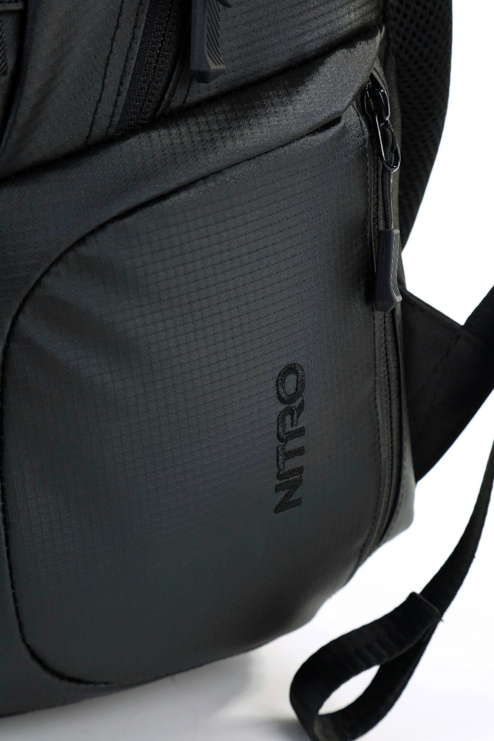 NITRO Schulrucksack 29, Black Tough Stash