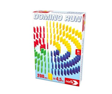 Noris Spiel, Noris 606065644 - Domino Run 200 Steine, Aktionsspiel für Die ganze...
