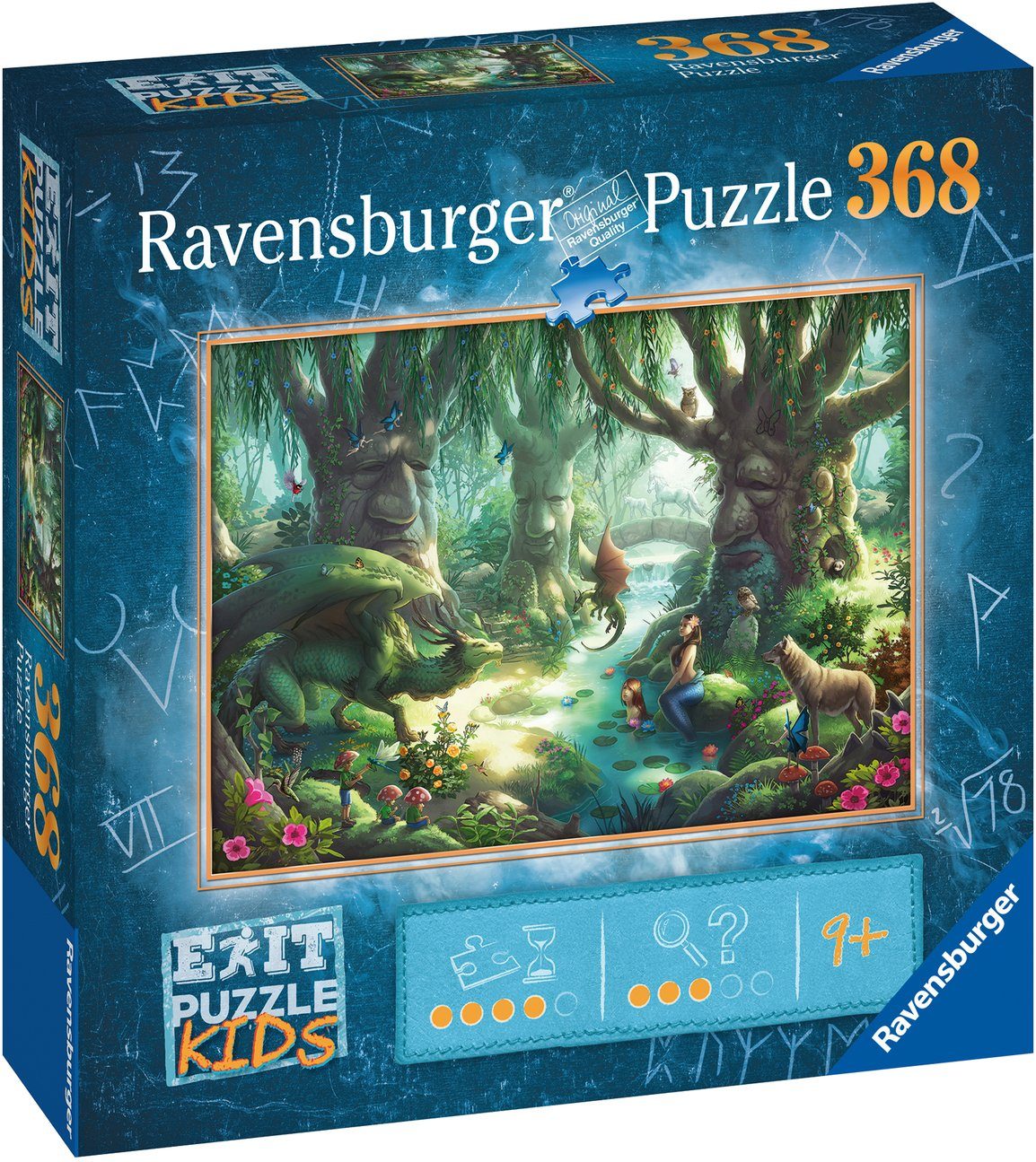 Ravensburger Puzzle - Wald Der 368 Puzzleteile, schützt in Wald, weltweit; Germany FSC® Made Exit - magische Kids