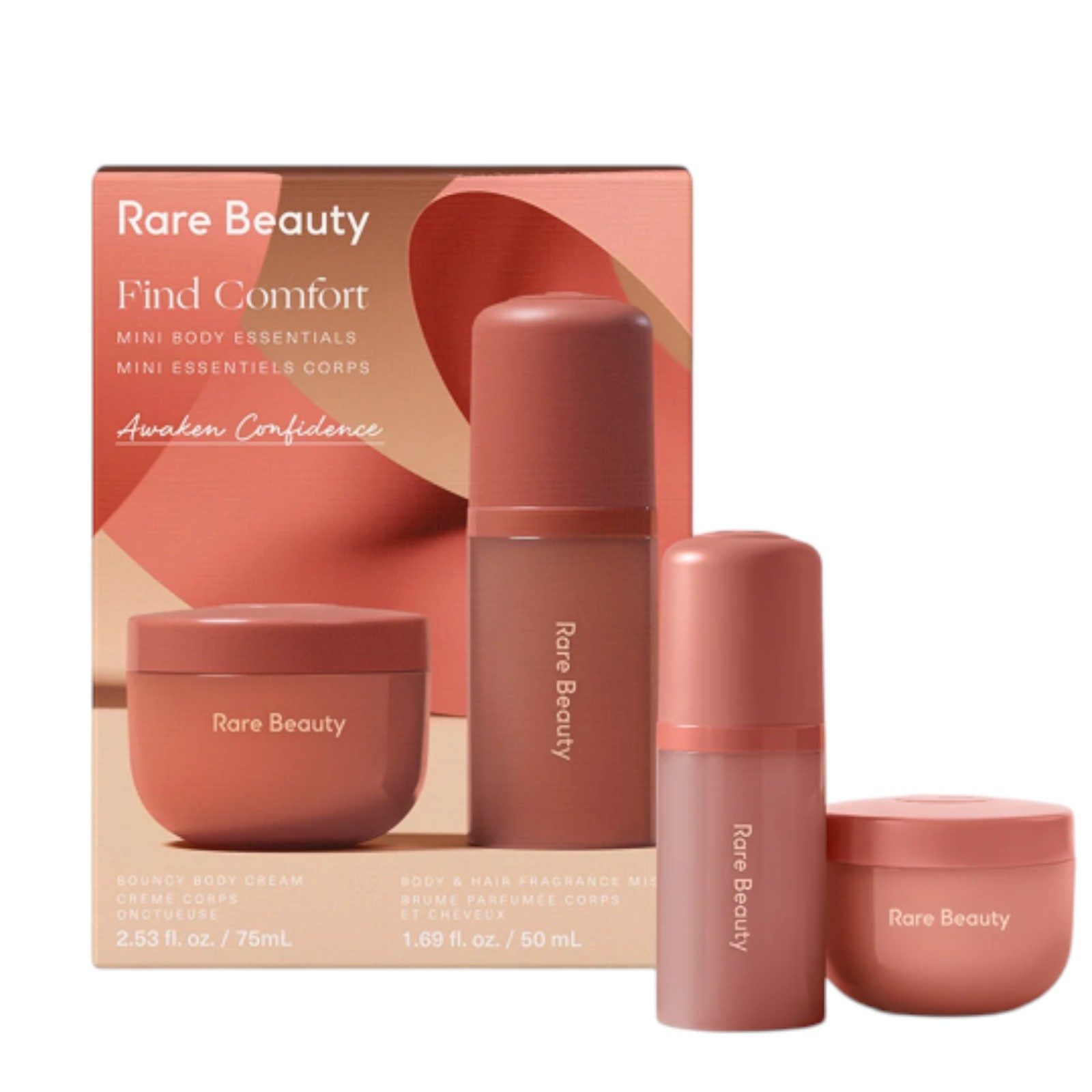 Rare Beauty (by Selena Gomez) Hautpflege-Set Find Comfort Mini Body Essentials, 2-tlg.