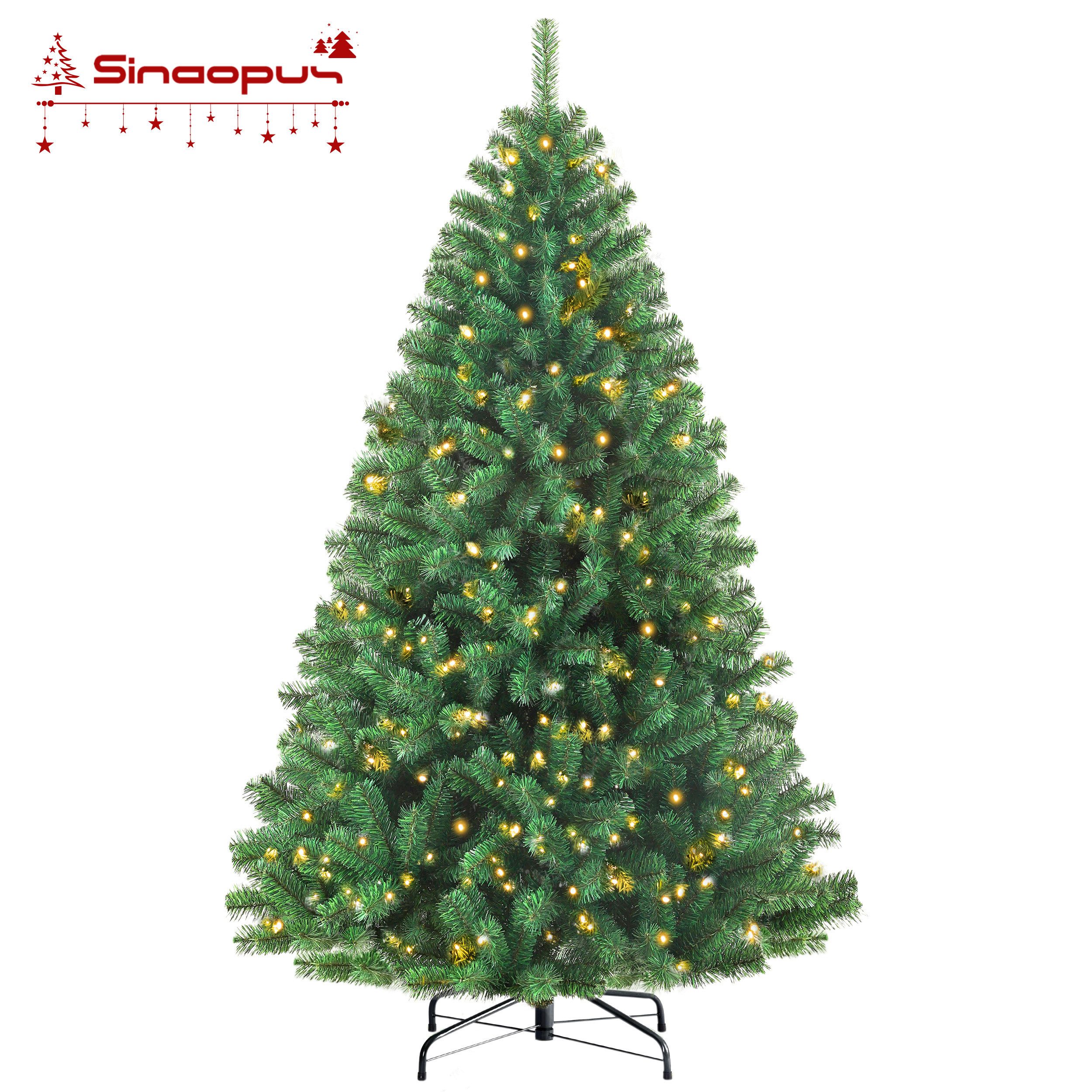 Sinaopus Künstlicher Weihnachtsbaum mit Beleuchtung, Tannenbaum Künstlich, günstig online kaufen