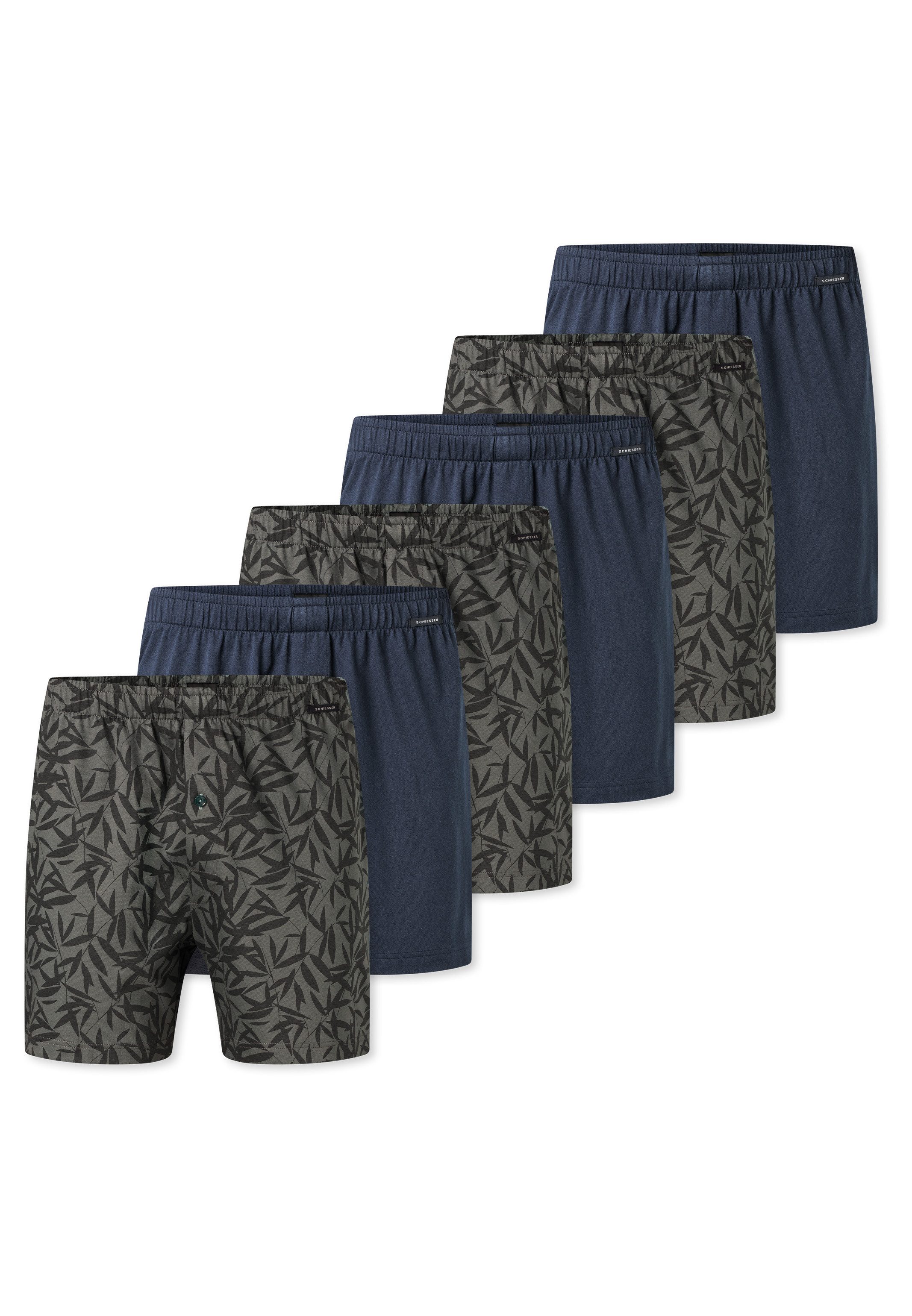 Schiesser Boxershorts 6er Pack Single Jersey günstig online kaufen