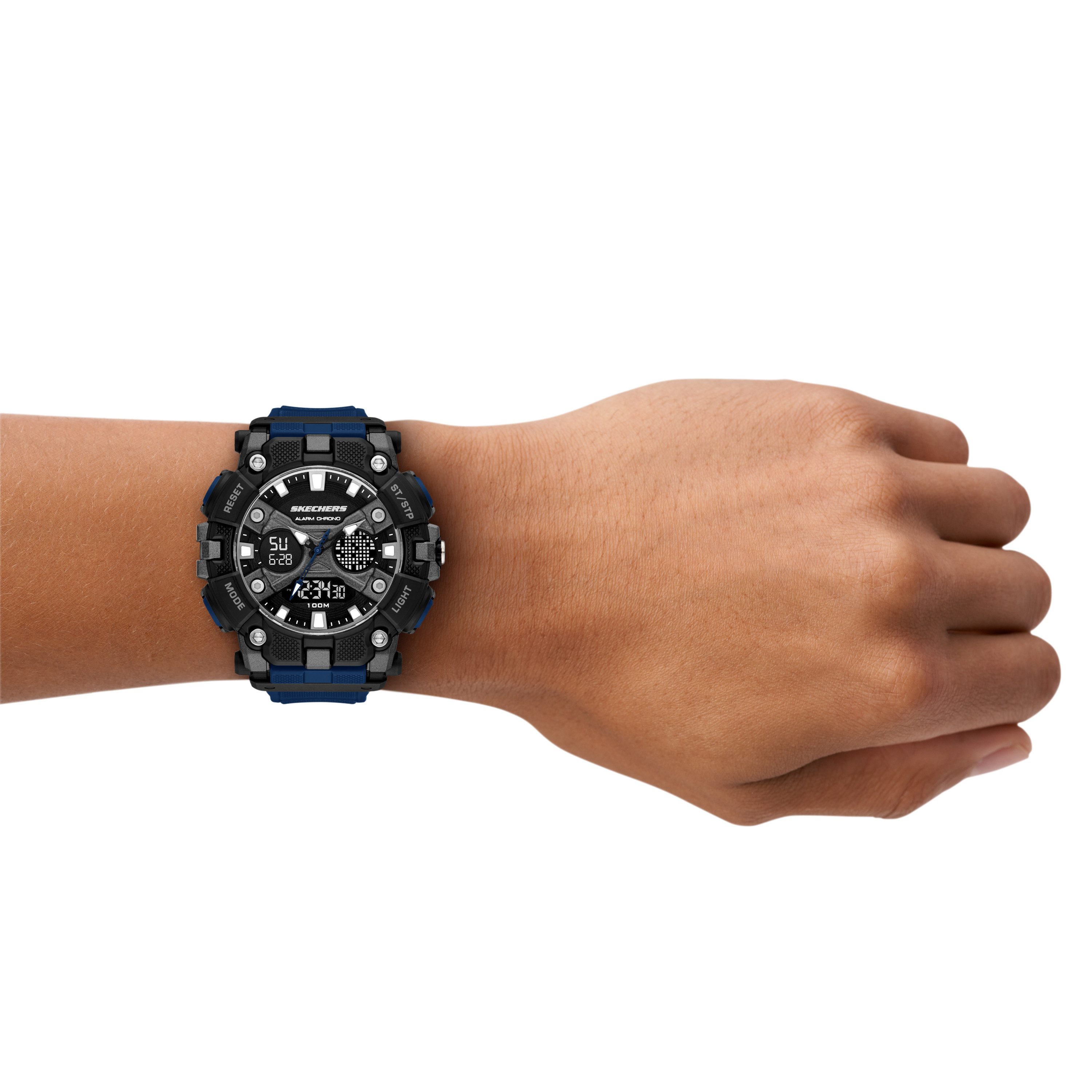 Skechers Chronograph BONHILL SR1189, Quarzuhr, Armbanduhr, Herrenuhr, digital, analog, Tag, Wochentag