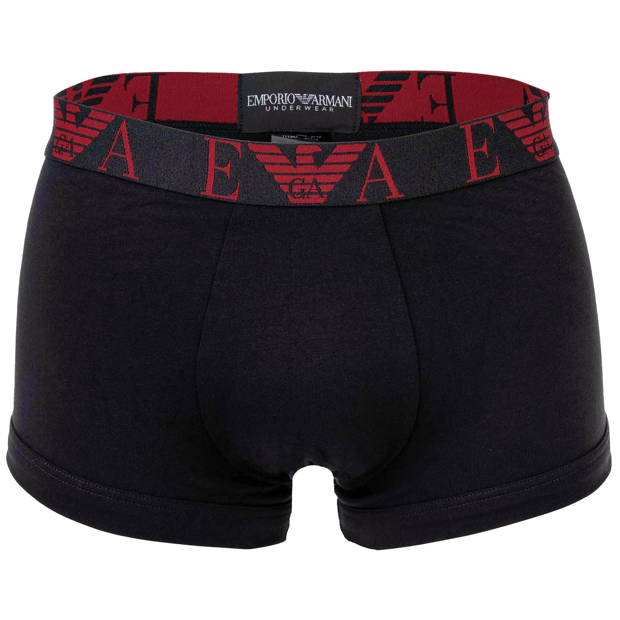 Emporio Armani Boxer Herren Boxershort 3er Pack Baumwolle BOLD MONOGRAM (Pa günstig online kaufen