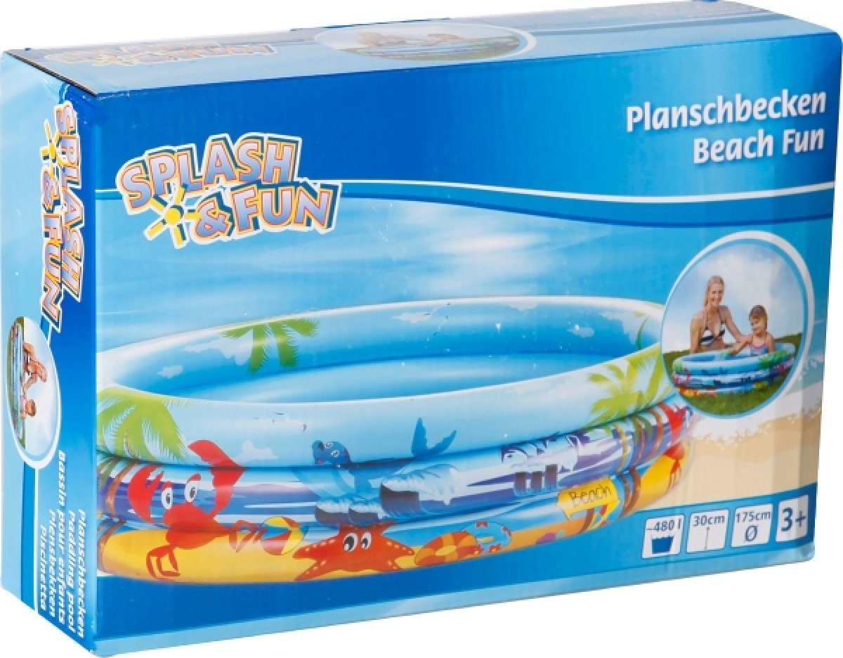 Planschbecken Splash & Fun Planschbecken Beach Fun # 175 cm