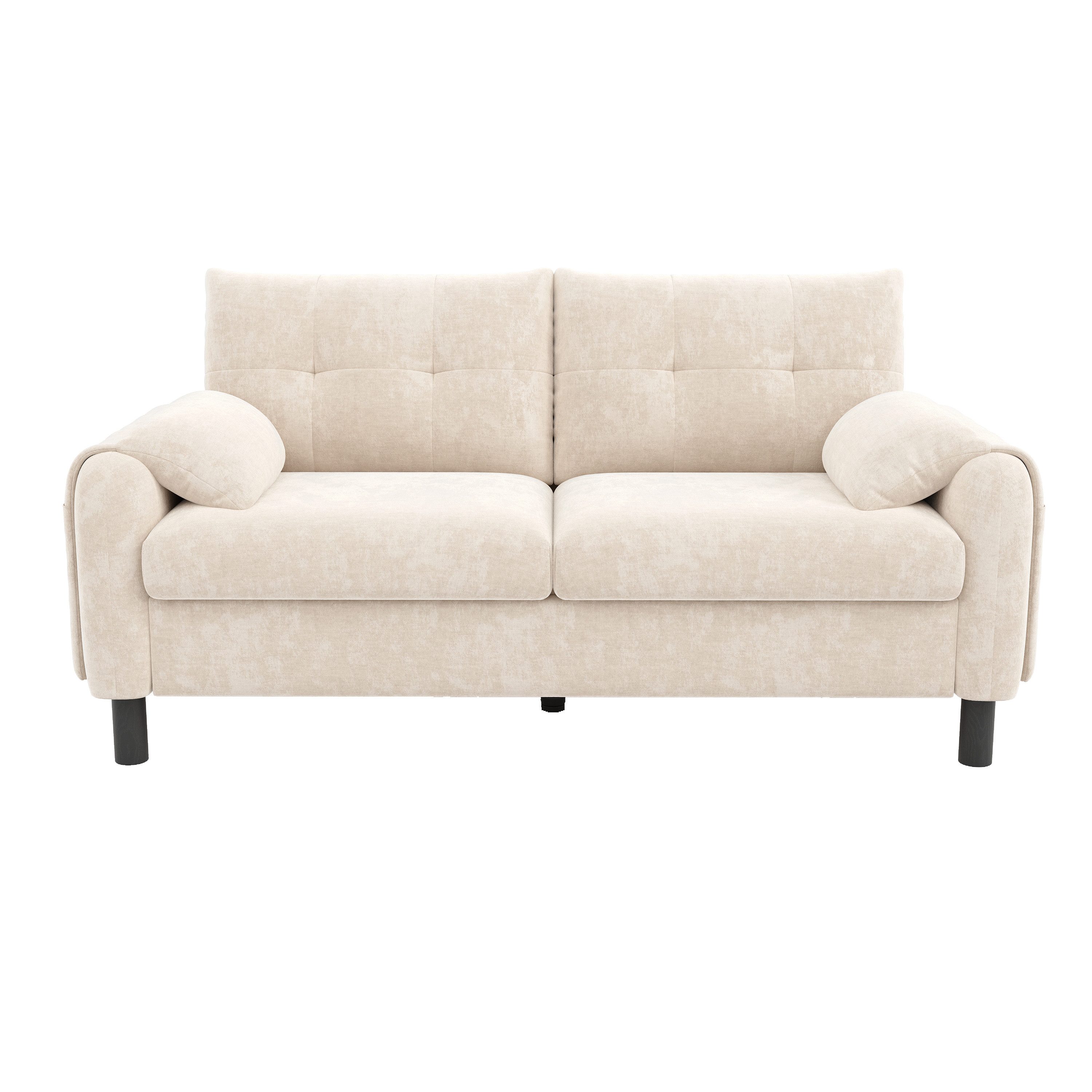 OKWISH Sofa aus Chenille mit dicken günstig online kaufen
