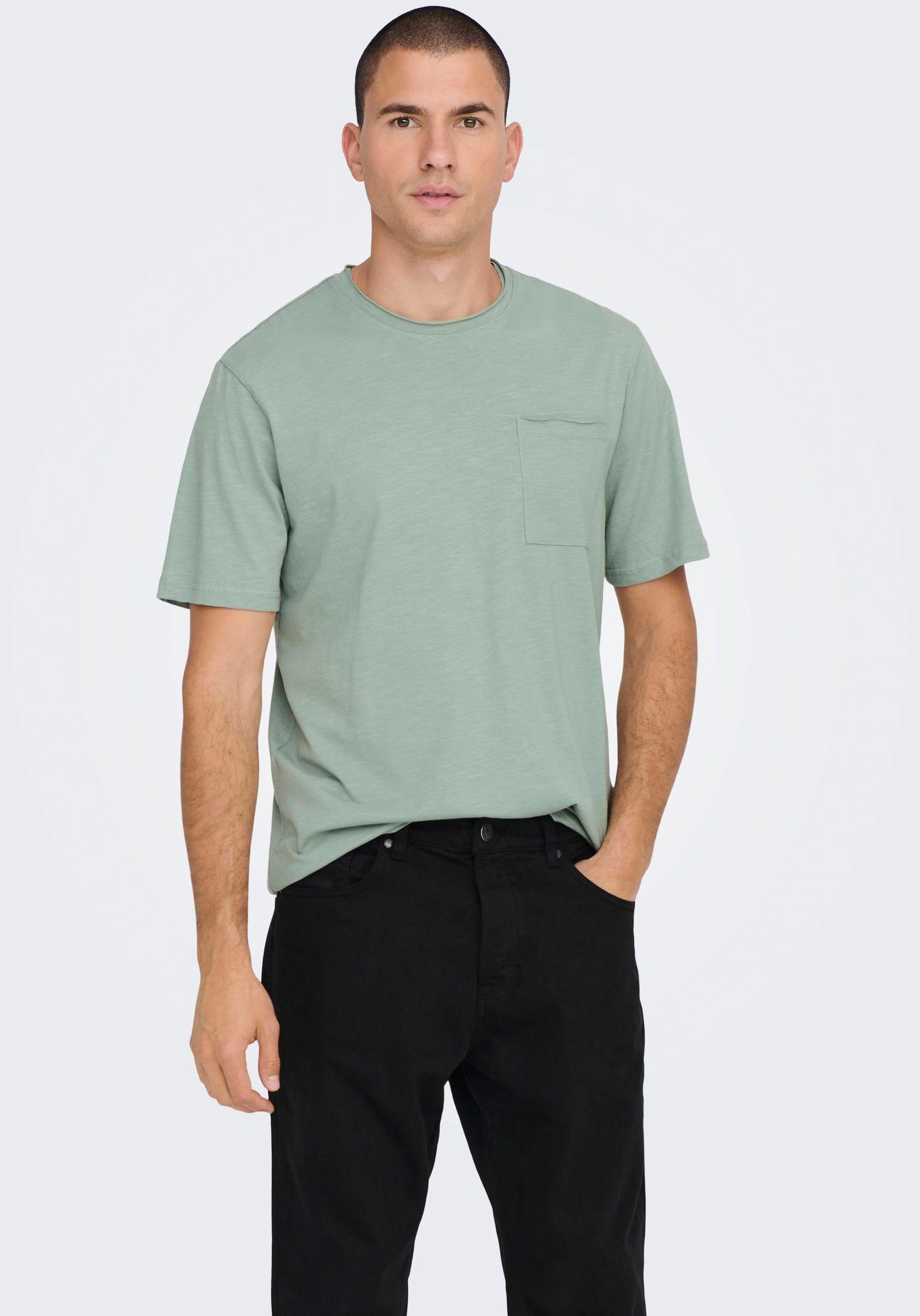 ONLY & SONS T-Shirt ROY chinois green