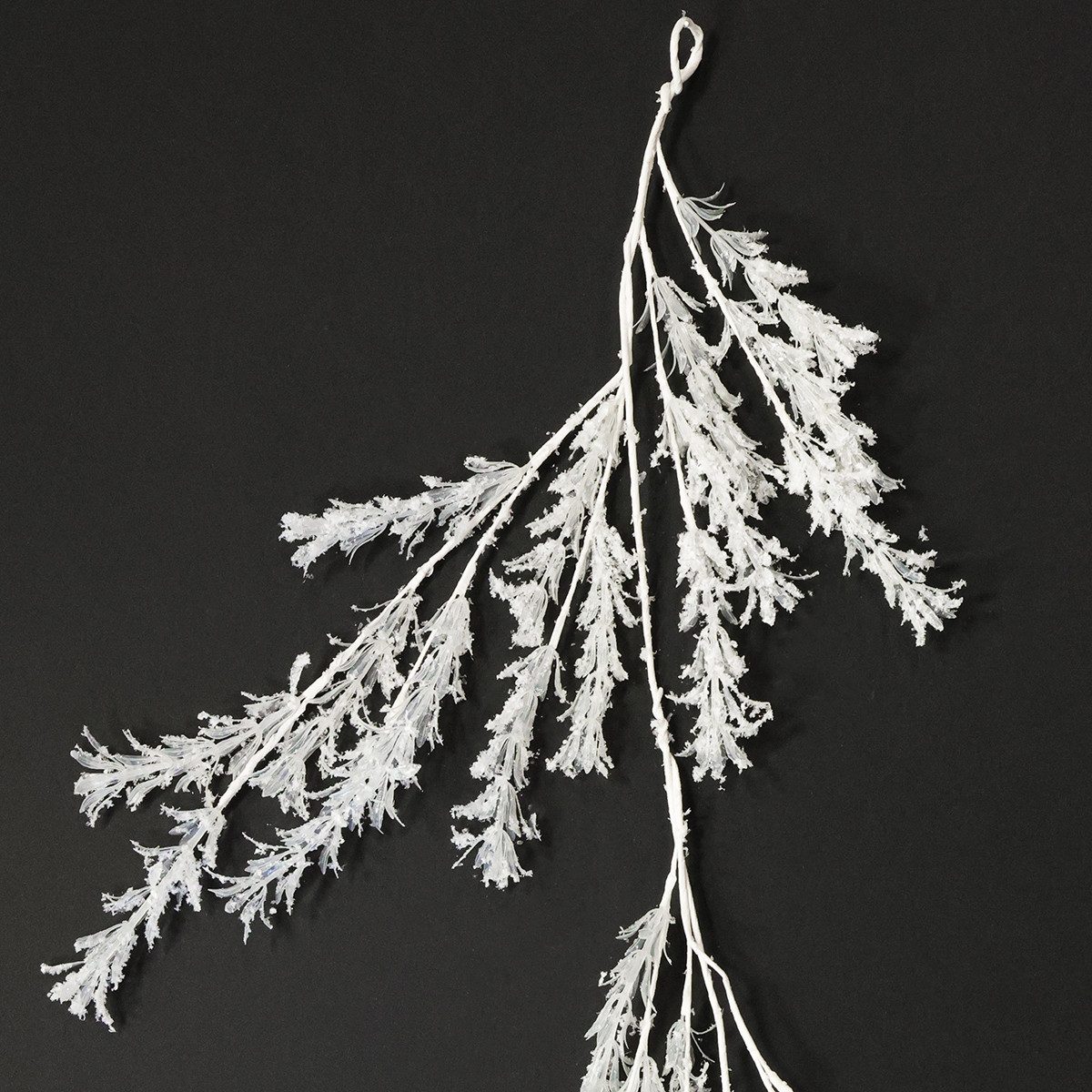 Winterliche Kunstpflanze Künstlicher Frostzweig Winterzauber Deko für Zuhause, Kaemingk, Höhe 20 cm
