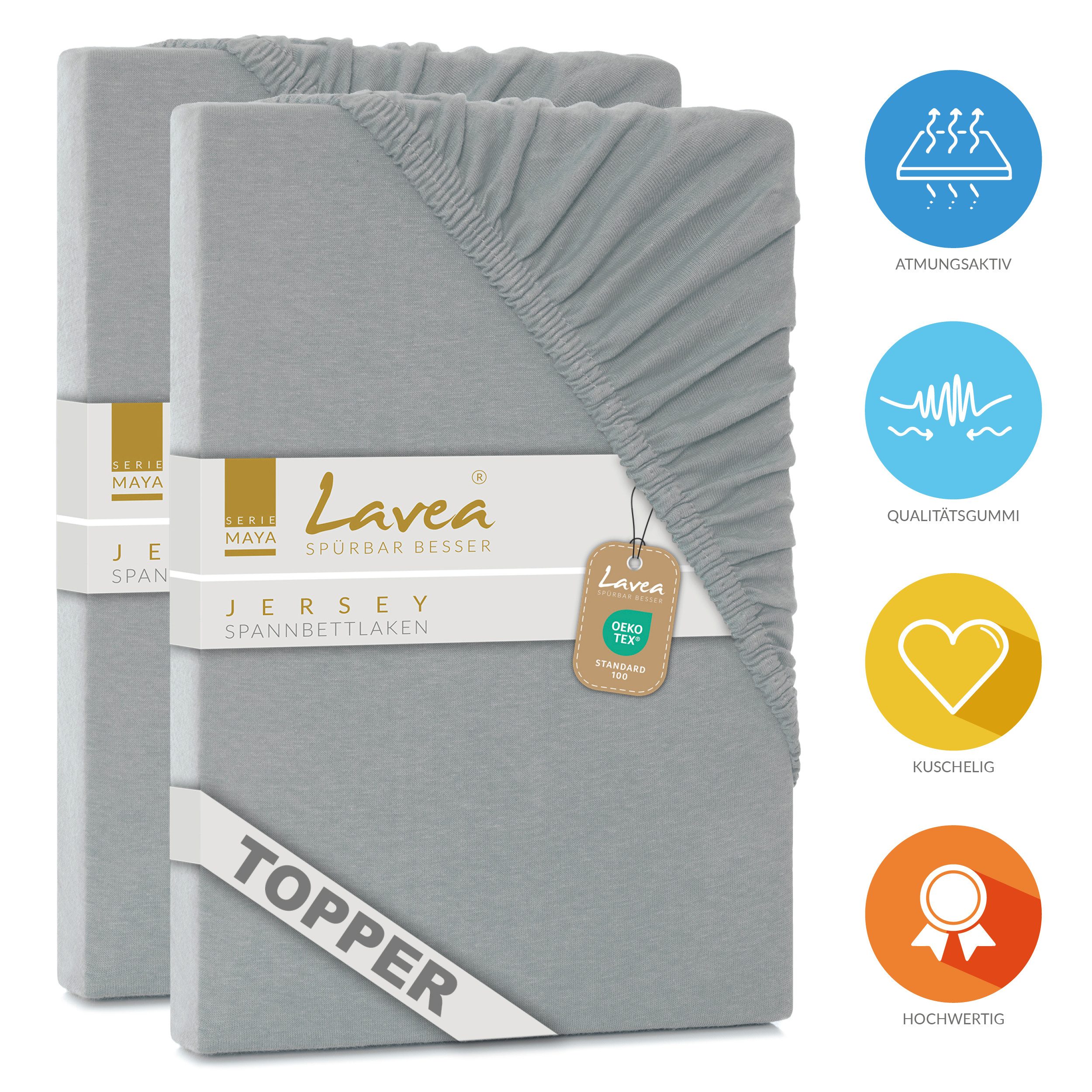 Lavea Spannbettlaken Maya, in Gr. 60x140, günstig online kaufen