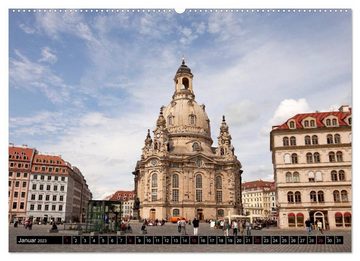 CALVENDO Wandkalender Landeshauptstadt Dresden (Premium, hochwertiger DIN A2 Wandkalender 2023, Kunstdruck in Hochglanz)