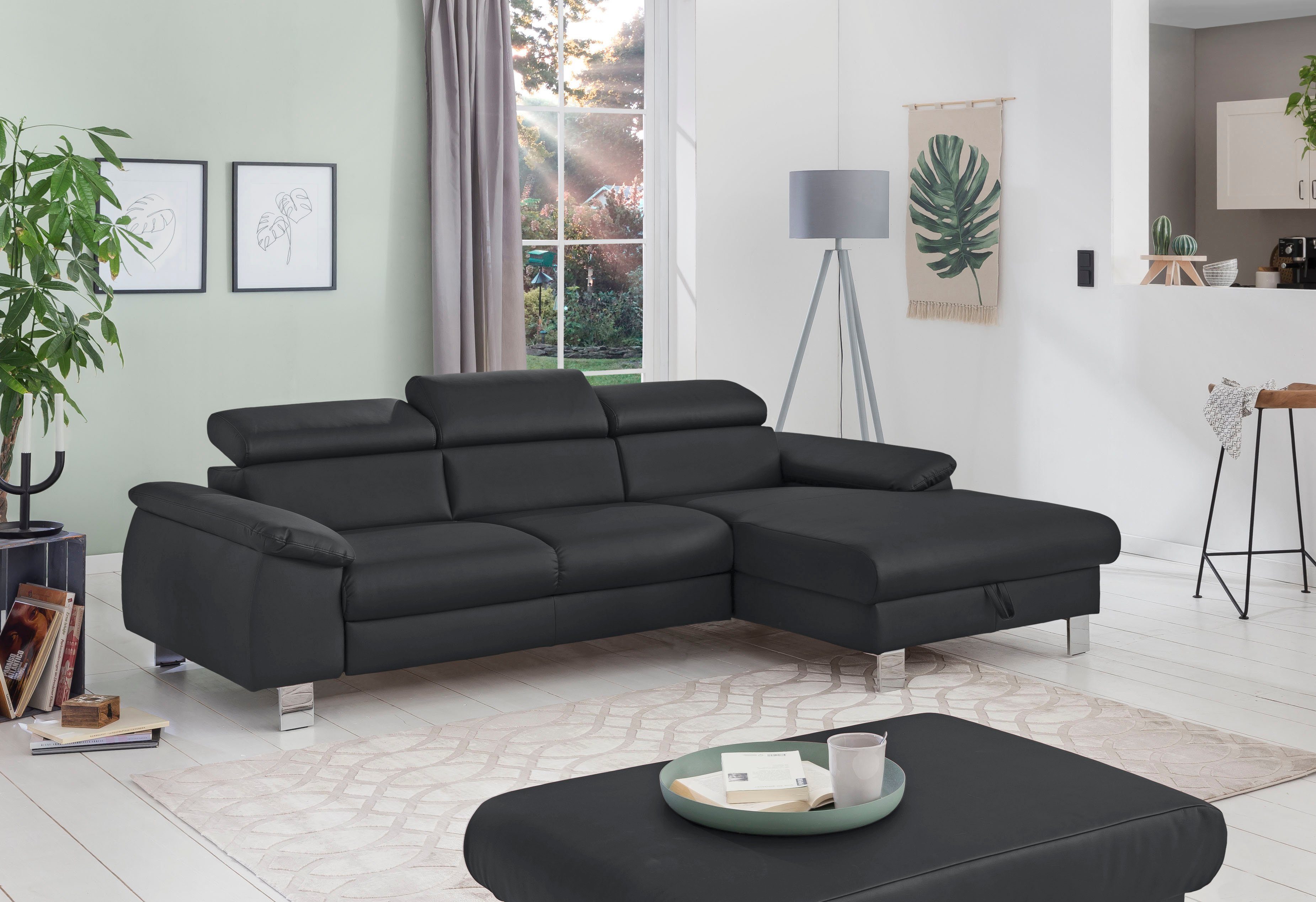 COTTA Ecksofa Komaris, Ecksofa, L-Form, Bodenfreiheit 12,5 cm