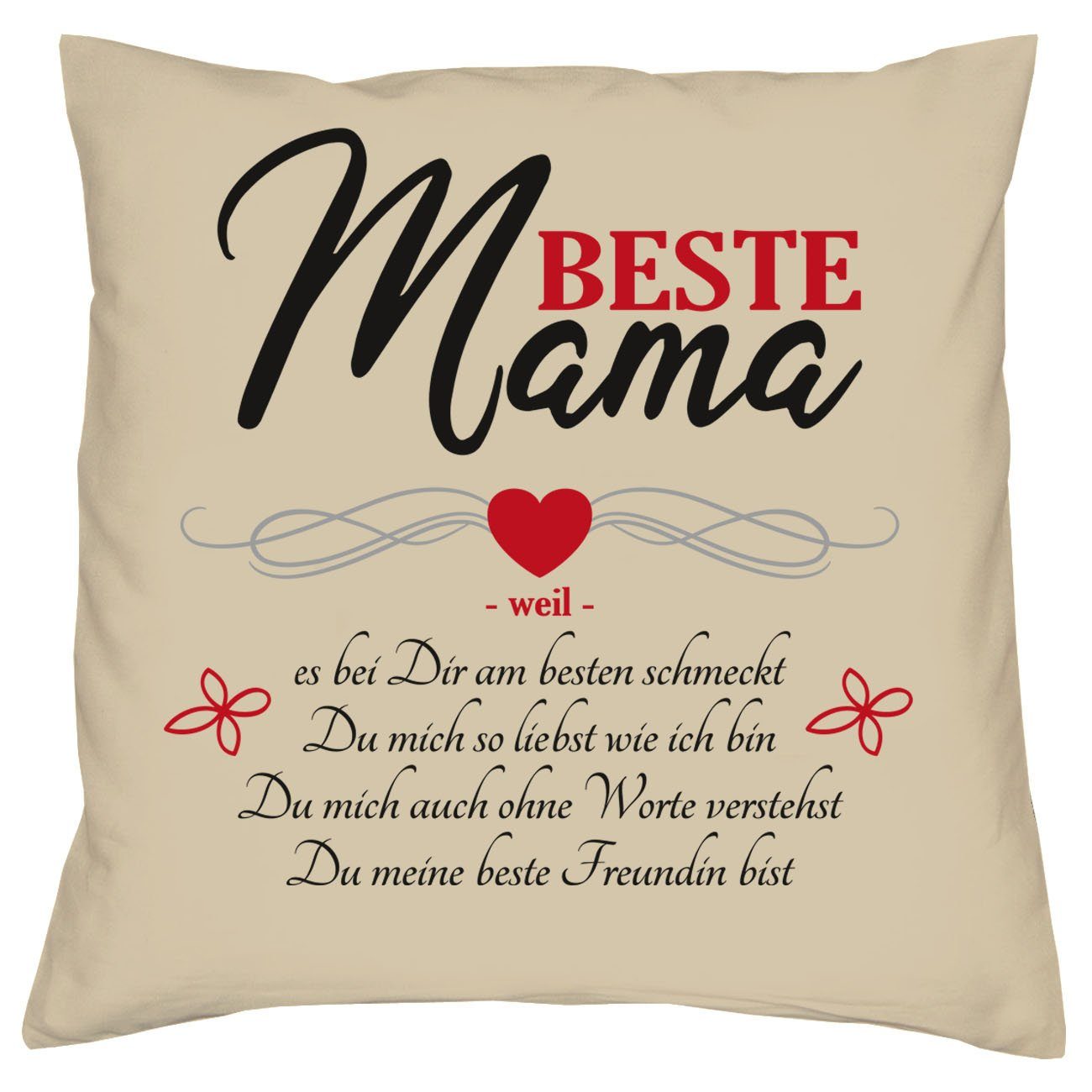 Kissen Vatertag Bester Geschenke Dekokissen Geschenk Eltern Beste Papa Soreso® Weihnachtsgeschenk, Mama Set Muttertag Weihnachten