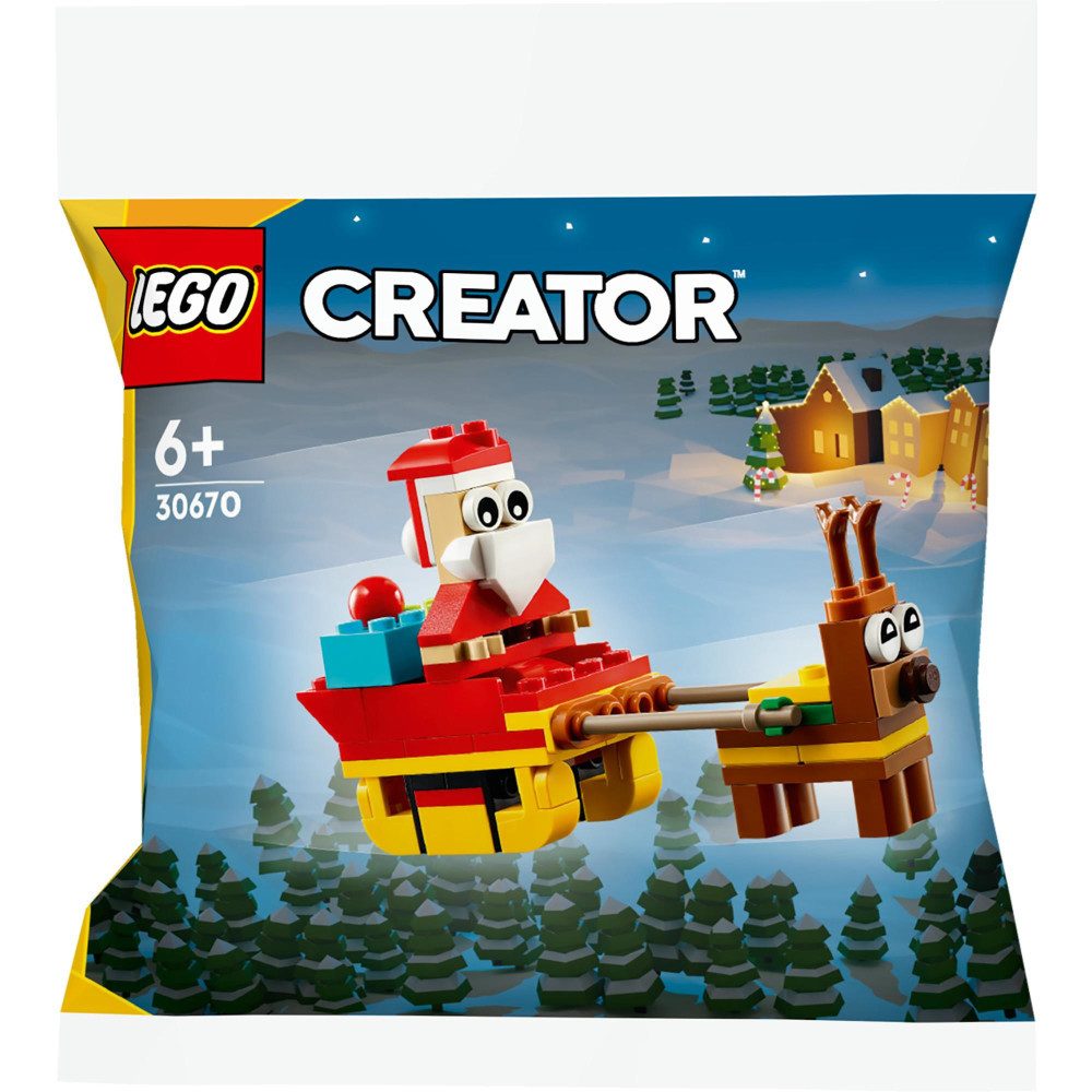 LEGO® Weihnachtsmann auf Schlittenfahrt Konstruktions-Spielset günstig online kaufen