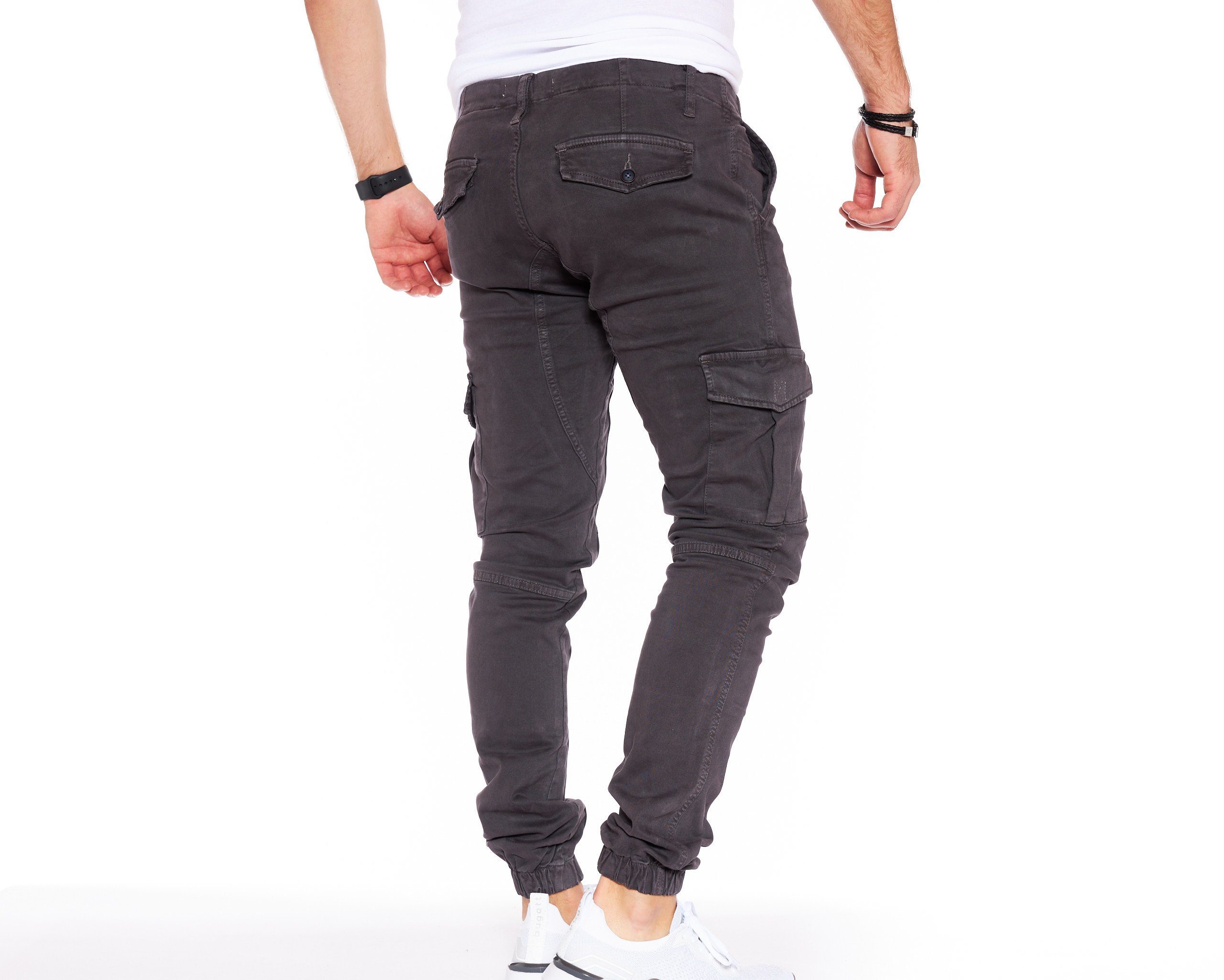 Herren Cargohose Styleko Hose Cargohose Cargohose 8002 männer Antracite Chino Styleko Cargohose