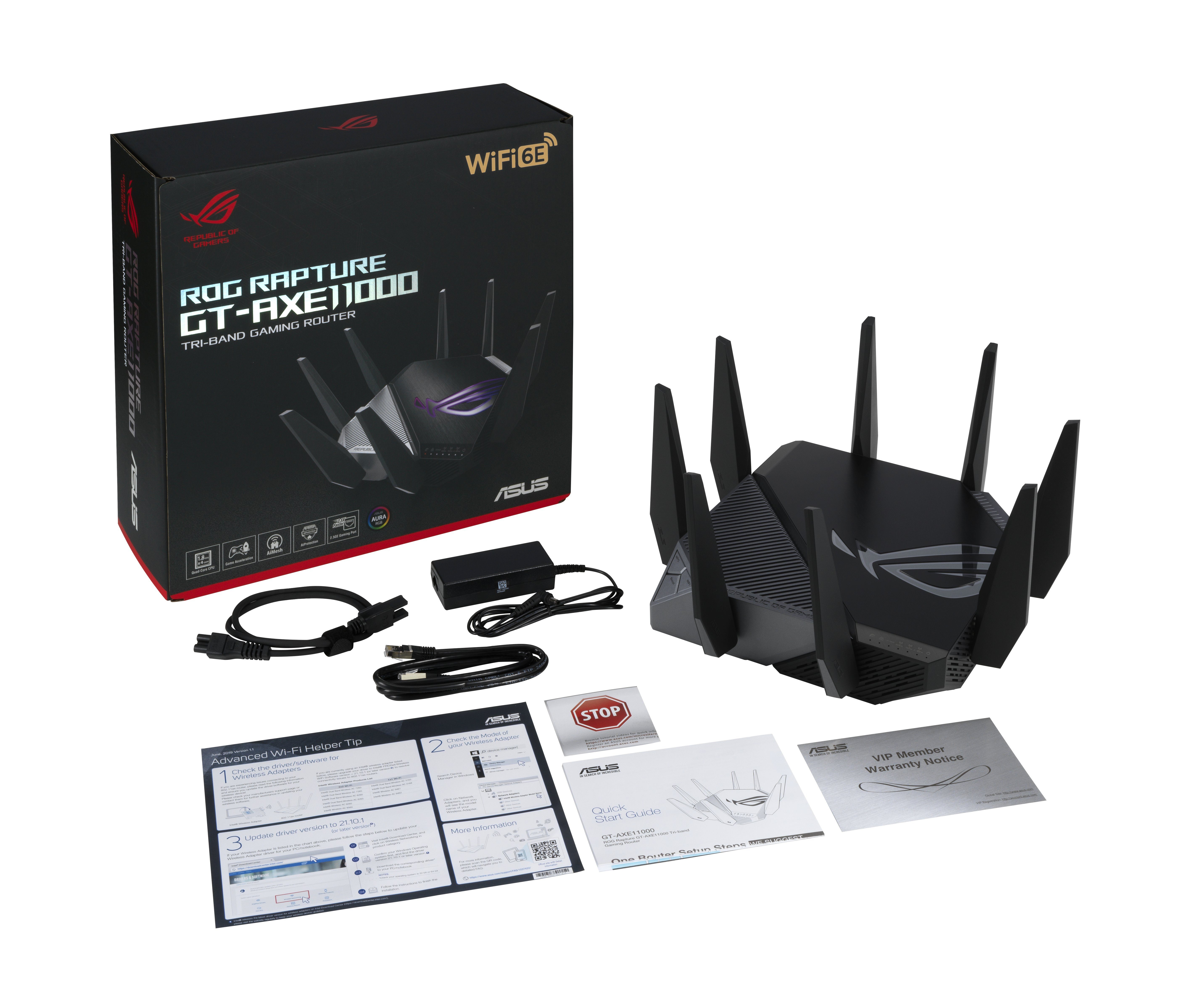 Asus 6 GT-AXE11000 WLAN-Router Asus WiFi AiMesh Router