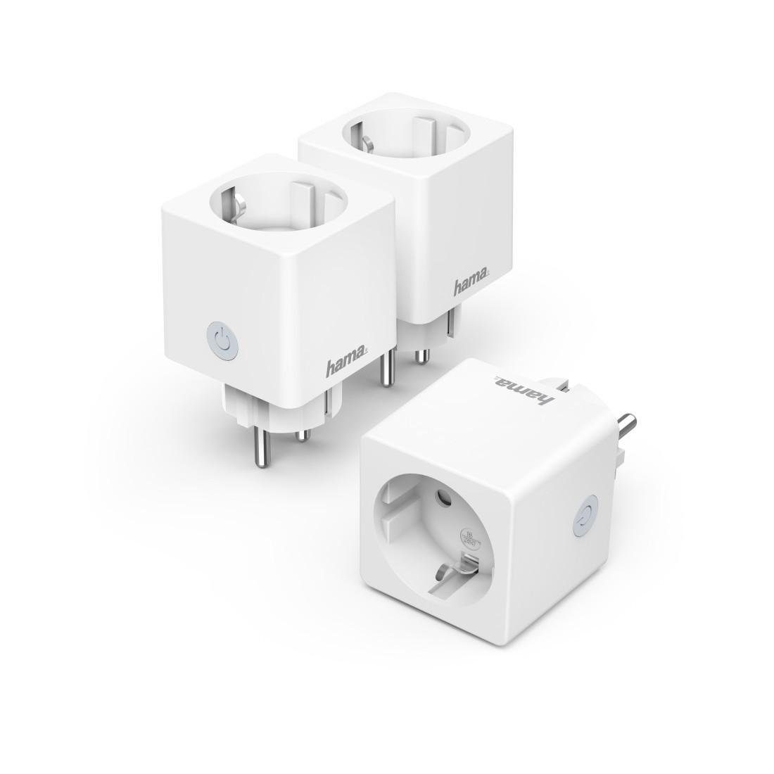 WLAN-Steckdose WiFi-Steckdose, klein, quadratisch, 3er-Pack (00176571)