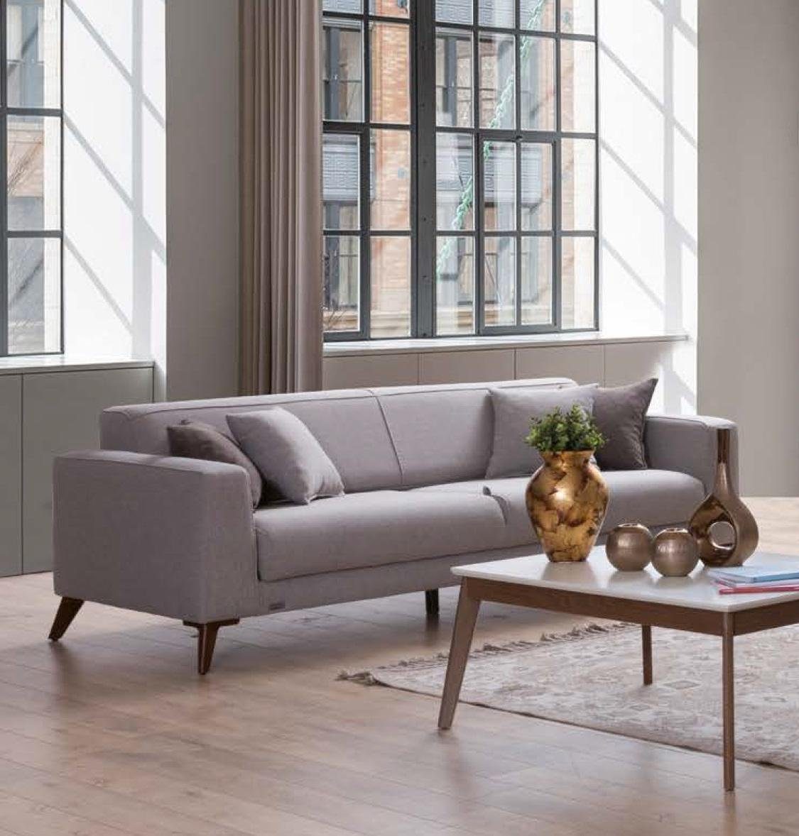 Couch Sofa Europe Couchen Polster Stoff, Möbel in JVmoebel Design 3er Made Sofa Dreisitzer Sofas