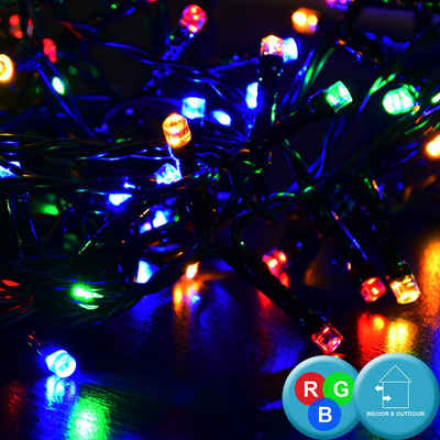 Nordlux Dekolicht, RGB LED Lichter Kette Dekoration Weihnachts Baum Garten Beleuchtung