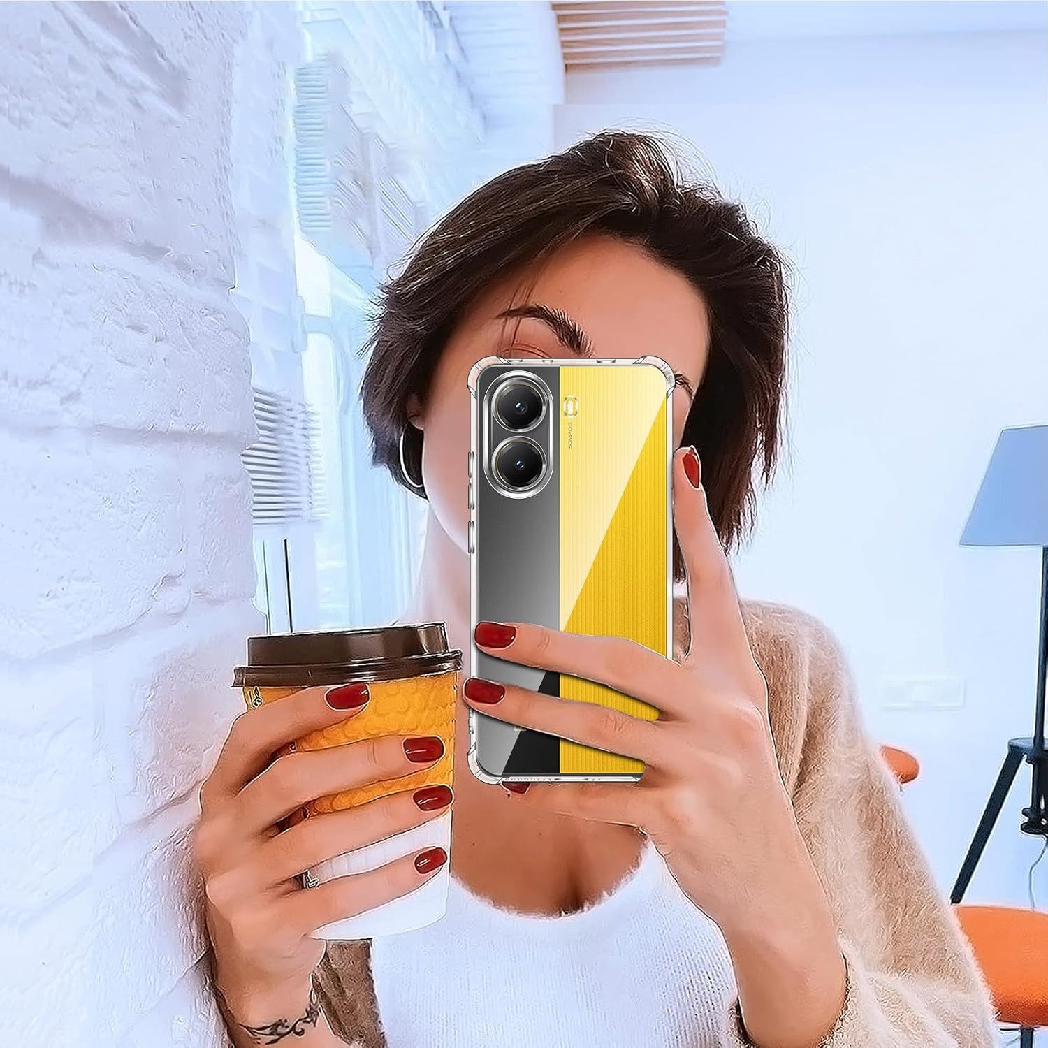 Widmann-Shop Handyhülle Poco X7 Pro Poco X7 Case Hülle Transparent Cover Hülle Handy