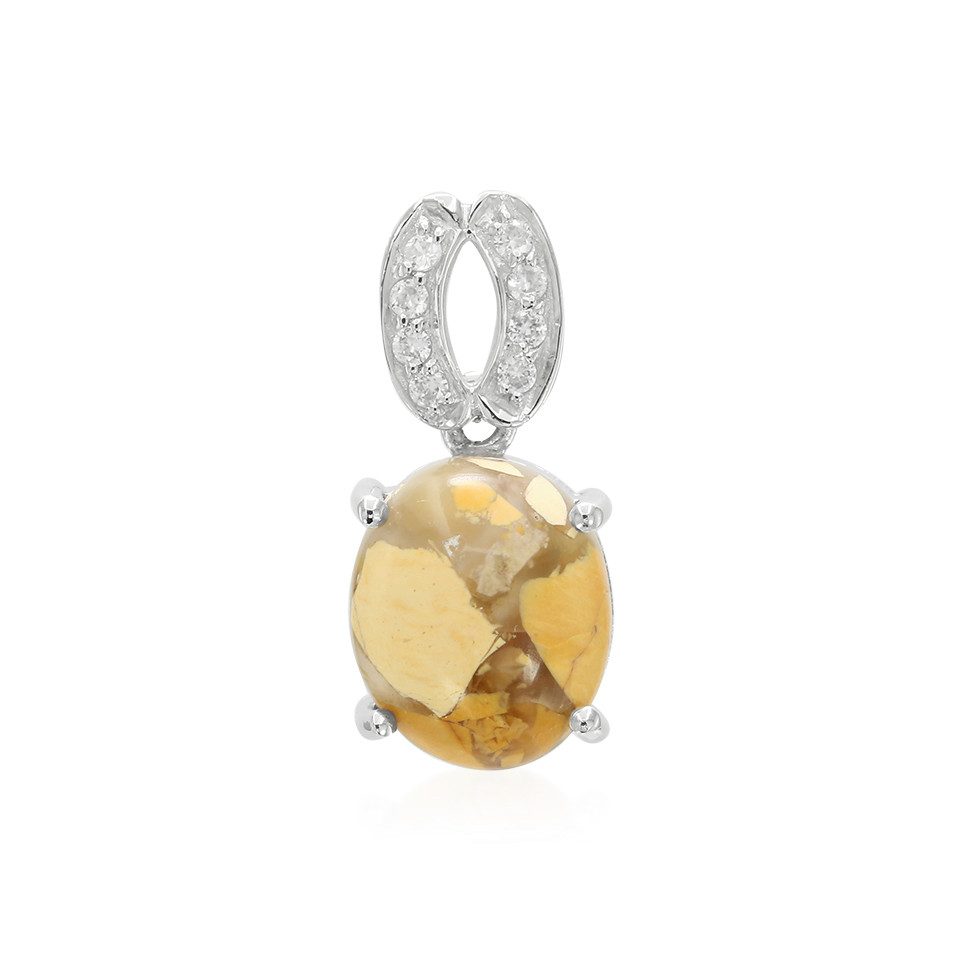 Cavill Kettenanhänger Australischer Mookait 925 Silber Anhänger, 4,1ct (1-tlg)