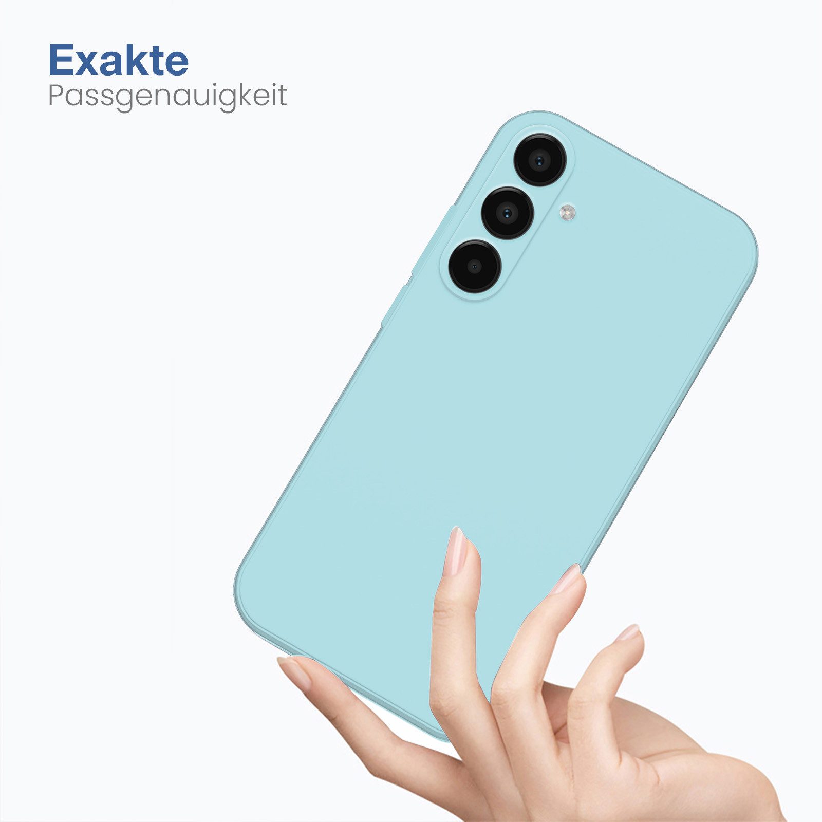 Tec-Expert Handyhülle SoftGrip Cover Hülle für Samsung Galaxy A55 5G, Handy Case Bumper integrierter Kameraschutz flexibel – Bild 5 von 5