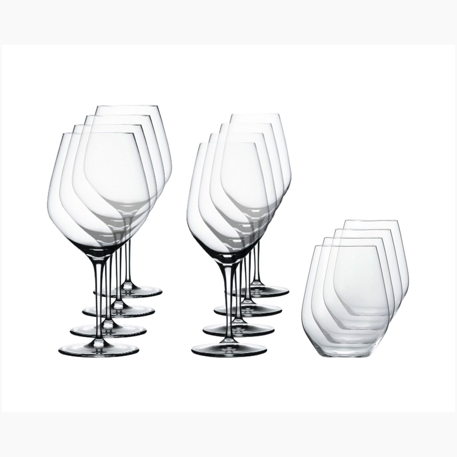 SPIEGELAU Glas AUTHENTIS, maschinell gefertigt, Kristallglas, spülmaschinenfest