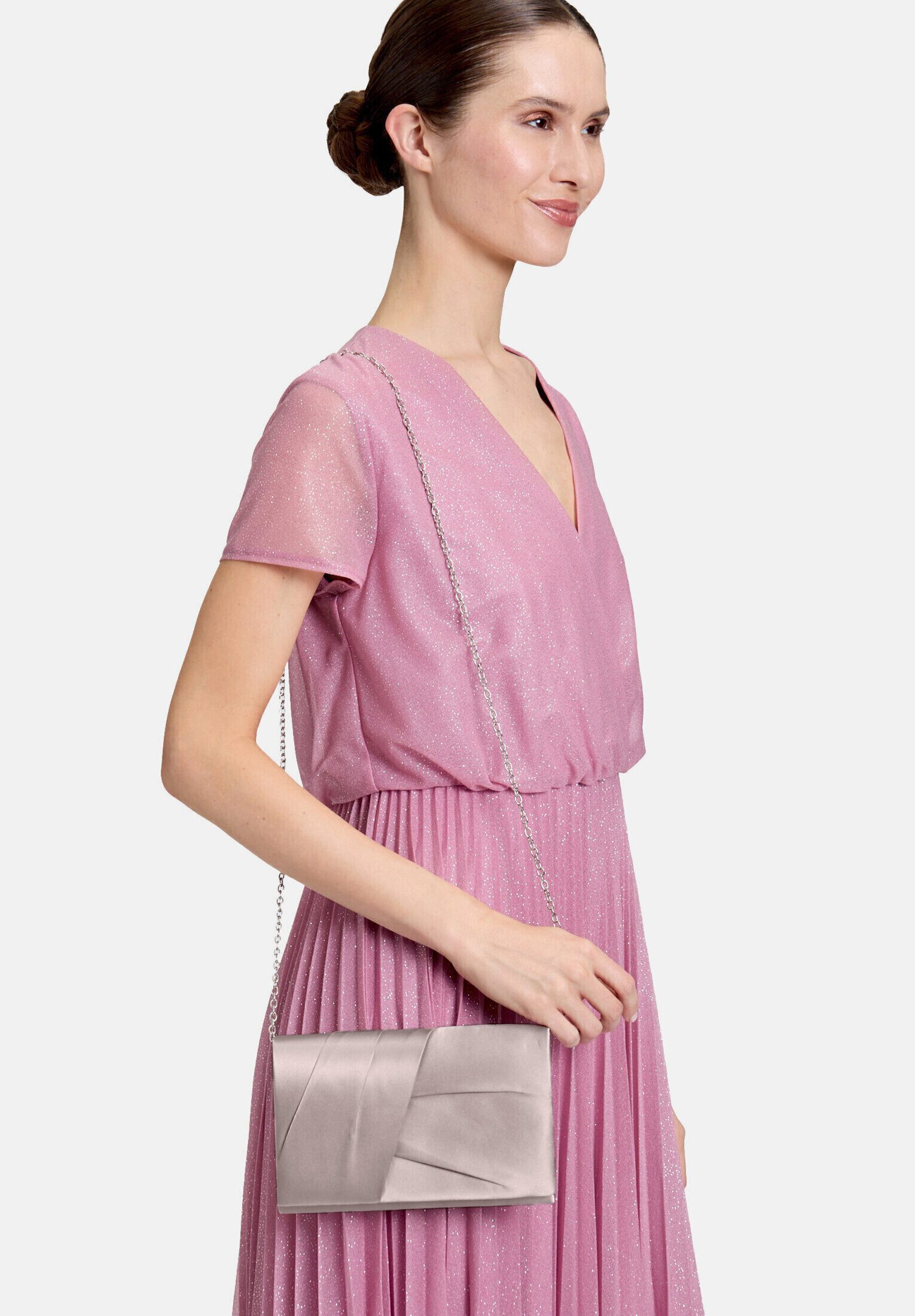 Vera Mont Abendtasche Damen unifarben, Falten