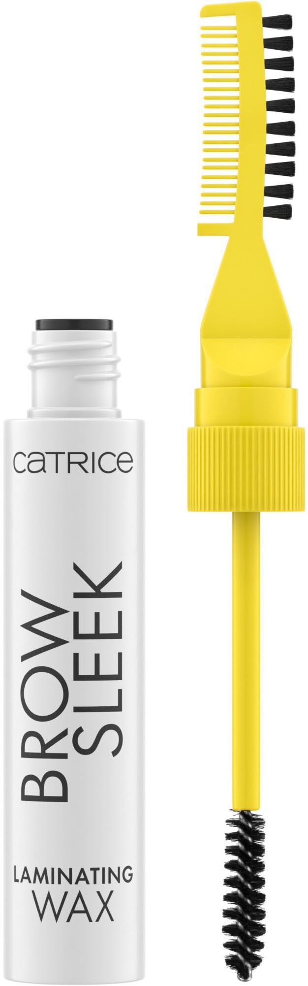 Catrice Augenbrauen-Gel Brow Sleek Laminating Wax, 3-tlg., mit doppelseitiger Bürste