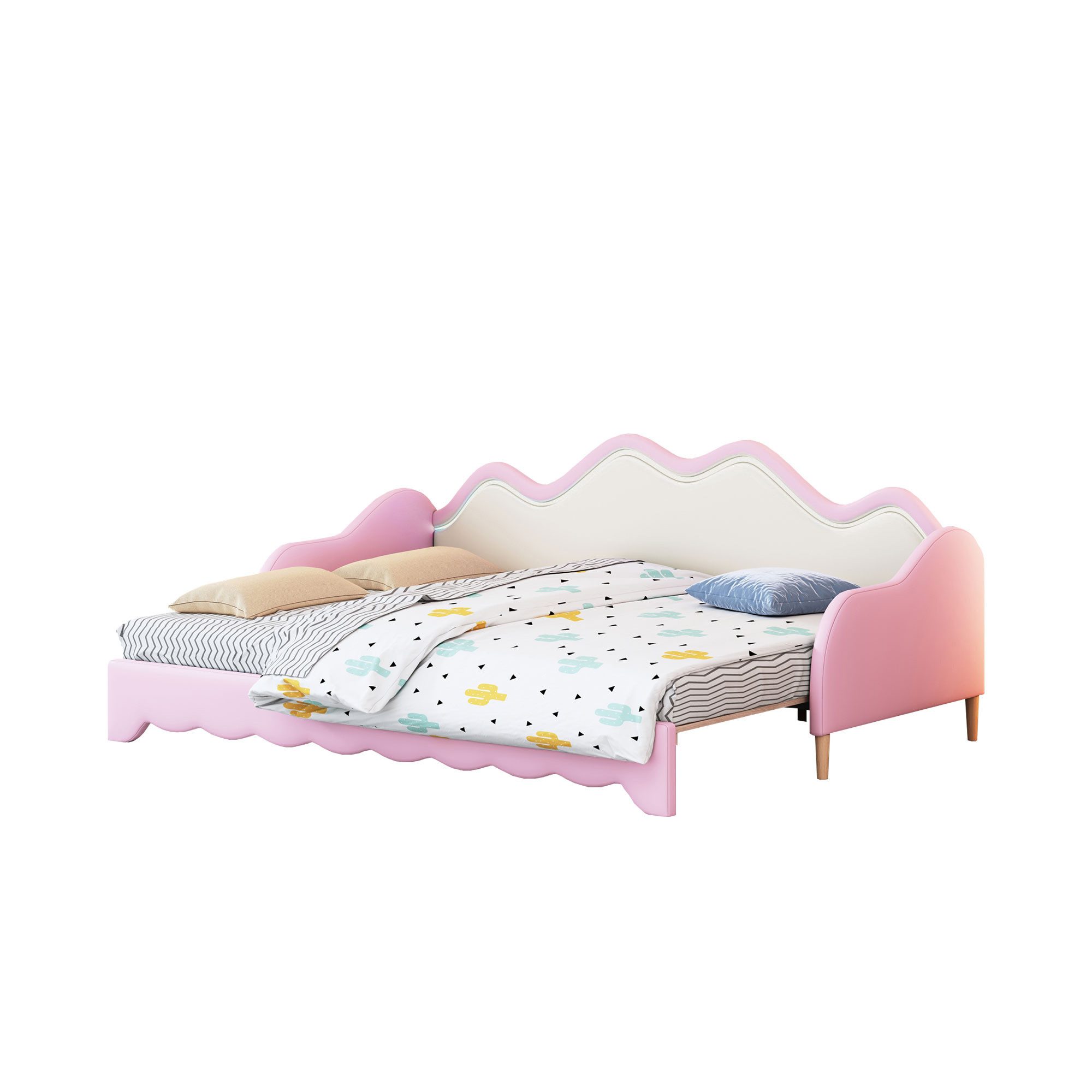 Flieks Daybett, LED Tagesbett Polsterbett Schlafsofa günstig online kaufen