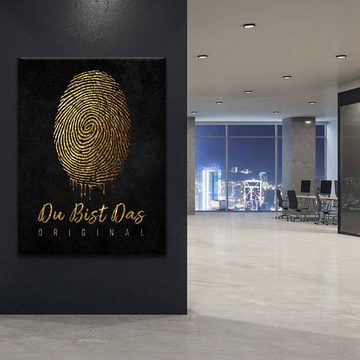 DOTCOMCANVAS® Leinwandbild, Wandbild für pure Lebensenergie & Motivation von