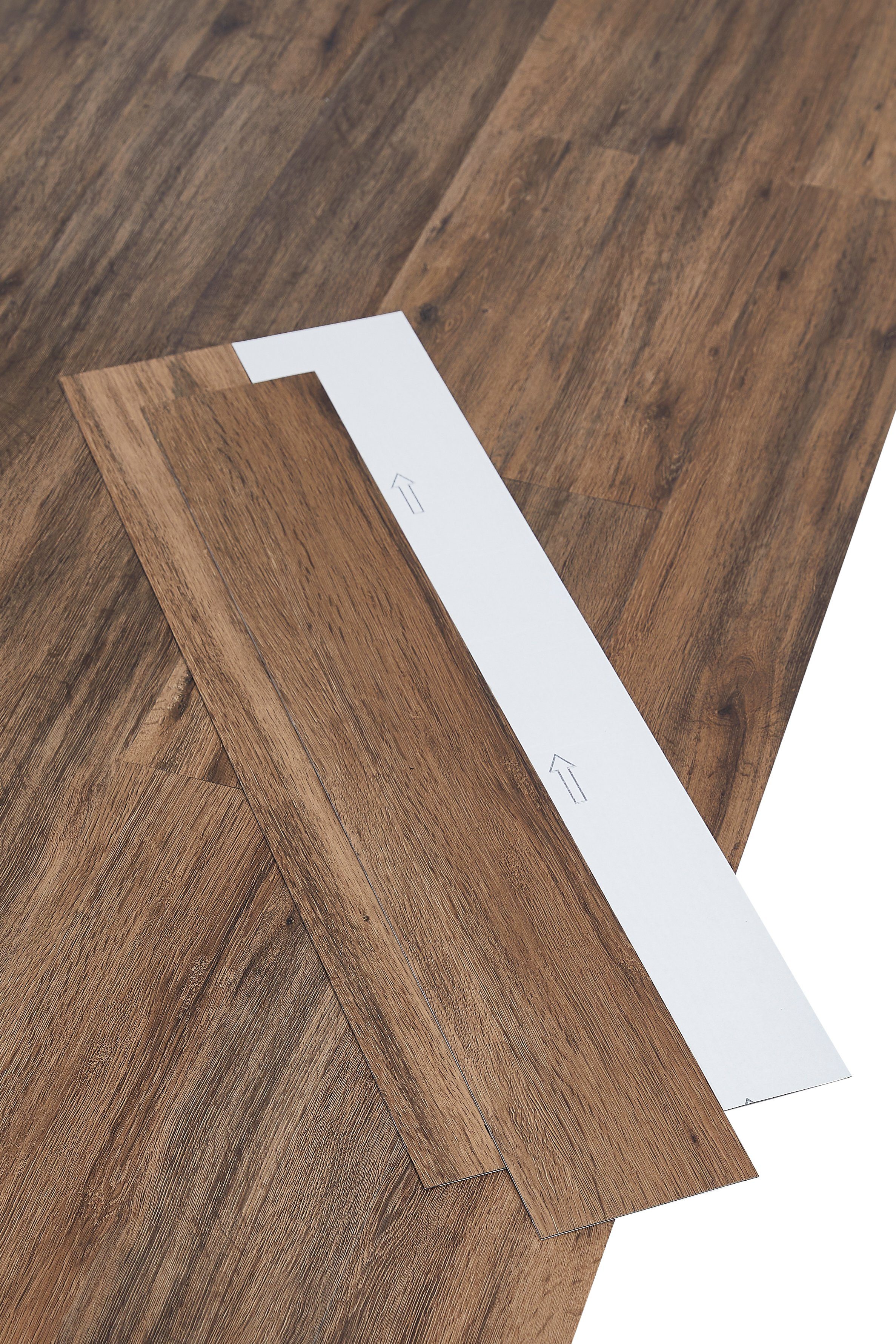 misento Designboden selbstklebende Vinyl-Planken, Holzoptik, Eicheoptik,  Vinylplanken, zuschneidbar, 4,46 m², 32 Planken