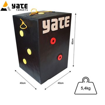 Yate Targets Zielscheibe YATE Bogenschießen Zielscheibe Block Schießwürfel 60x40x40cm Var. 2, einfache Pfeilentfernung, Wetterfest