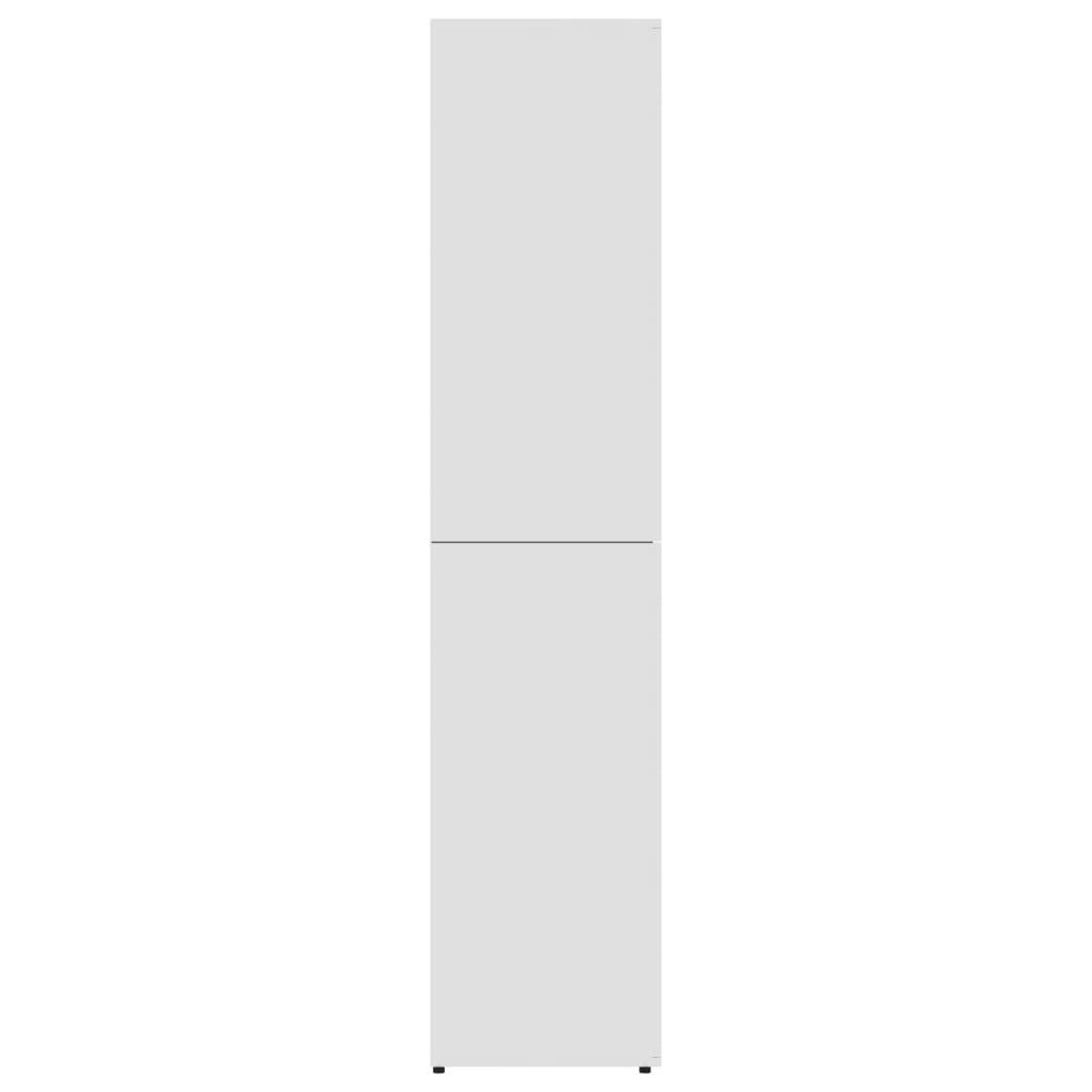 vidaXL Schuhregal Schuhschrank Weiß 80×39×178 cm 1-tlg. Holzwerkstoff