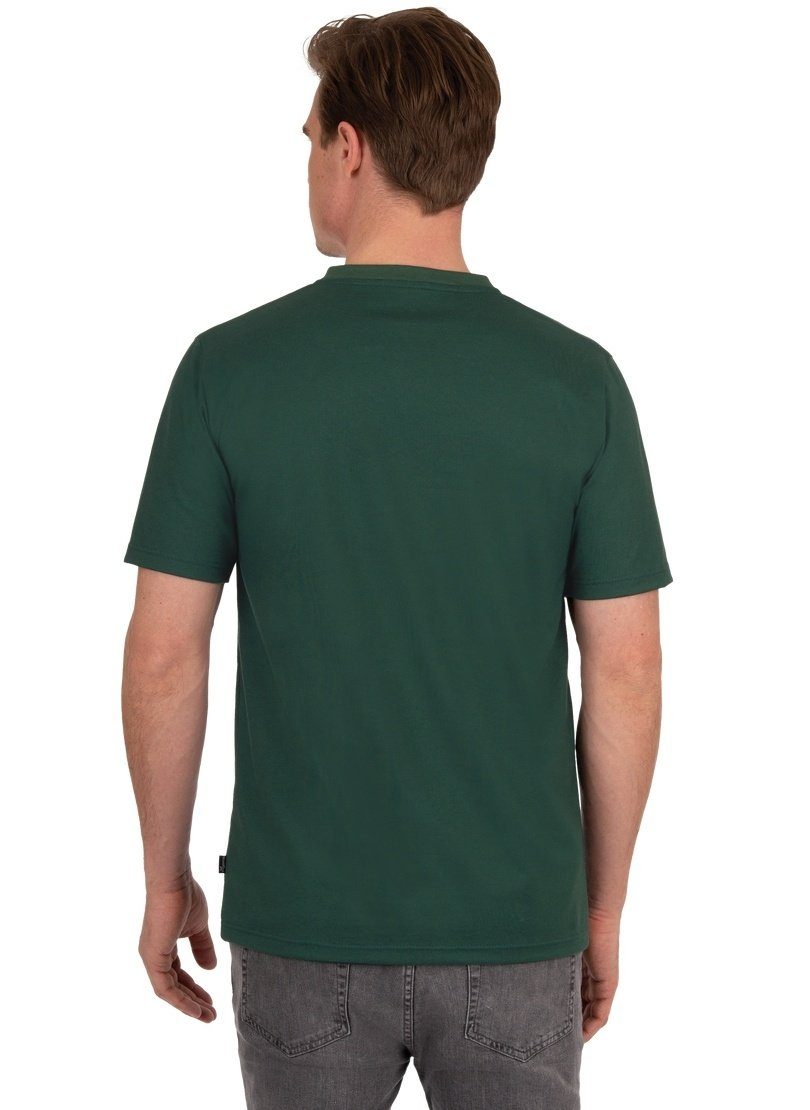 tanne T-Shirt DELUXE Baumwolle TRIGEMA V-Shirt Trigema