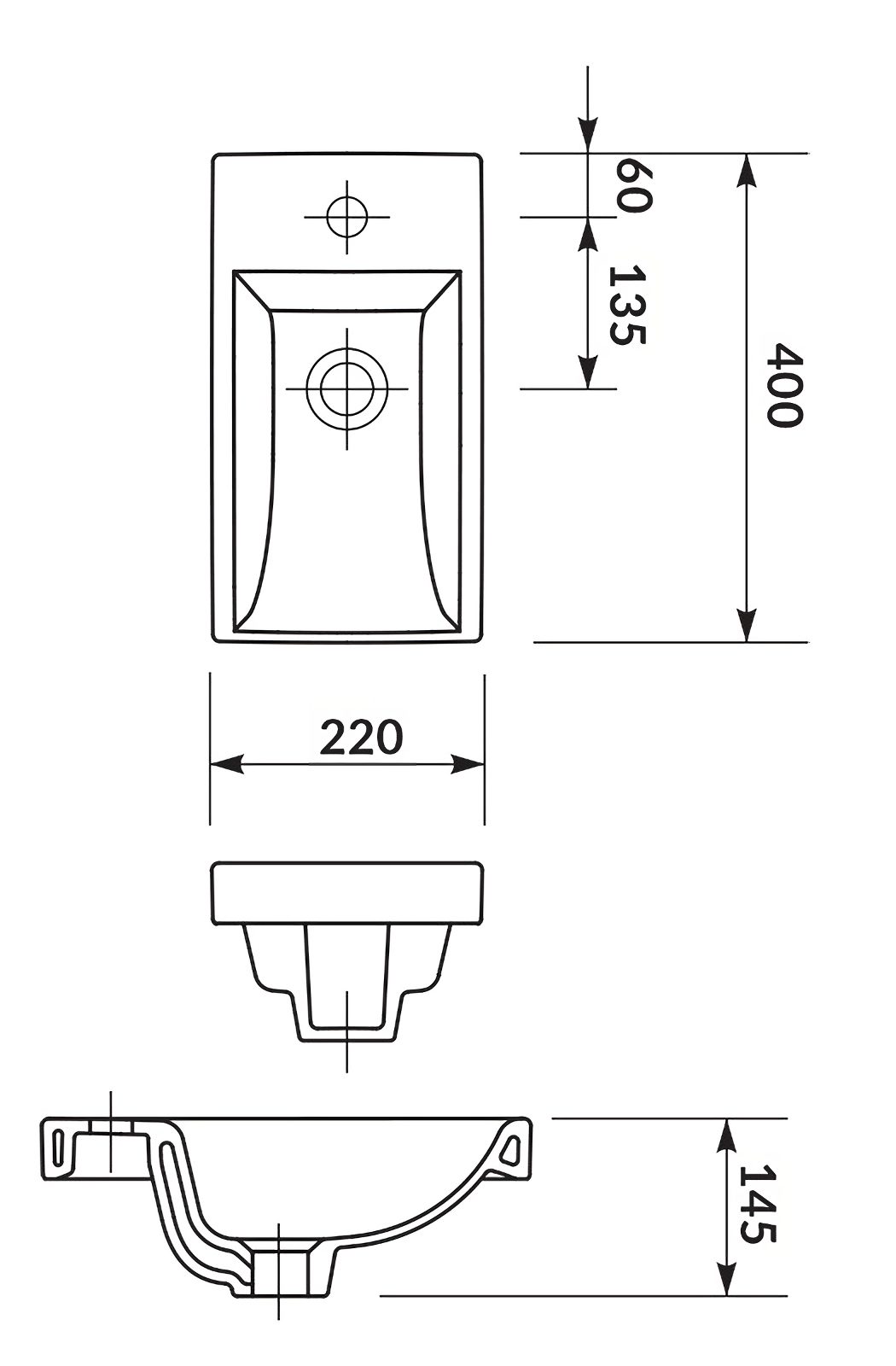 KOLMAN Badmöbel-Set LARA COMO Türen Waschbecken-Unterschrank mit 150x30x25, Hochschrank Weiß 40 Keramikwaschbecken &