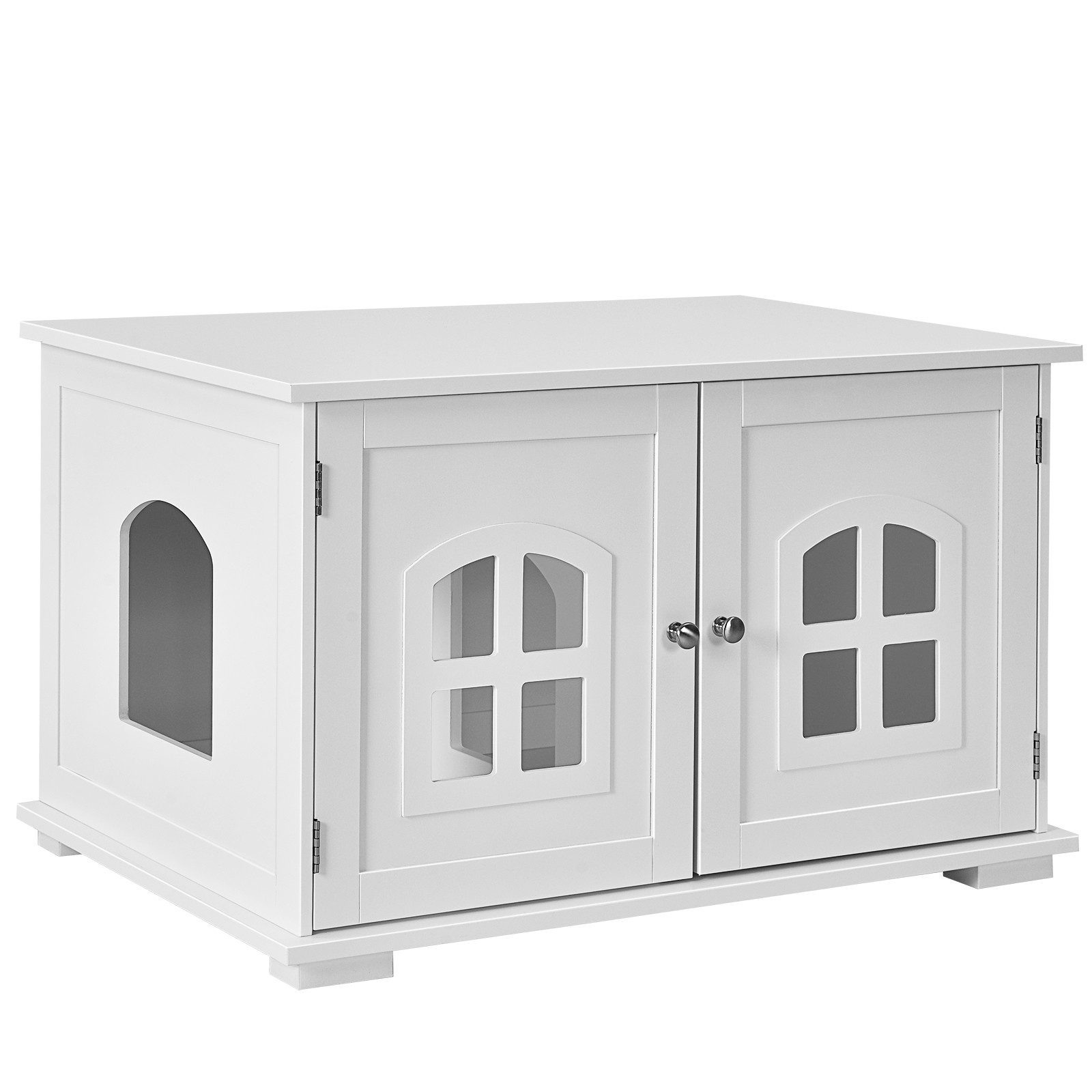 COSTWAY Tierhaus Katzenhaus, Katzenschrank, mit 2 günstig online kaufen