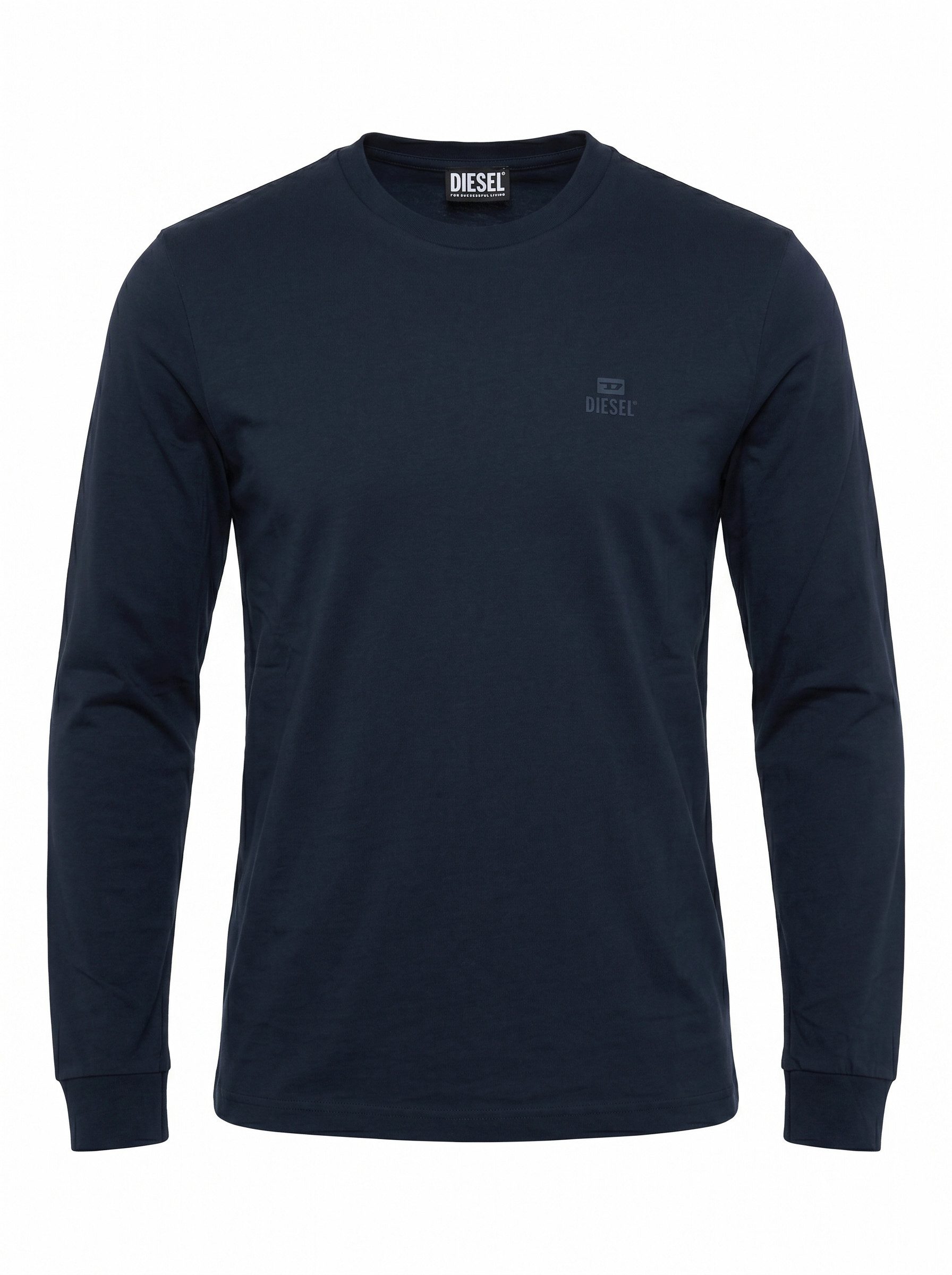Diesel Rundhalsshirt Slim Fit - T-DIEGO-LONG-A-R-HD-NEW Herren Langarmshirt