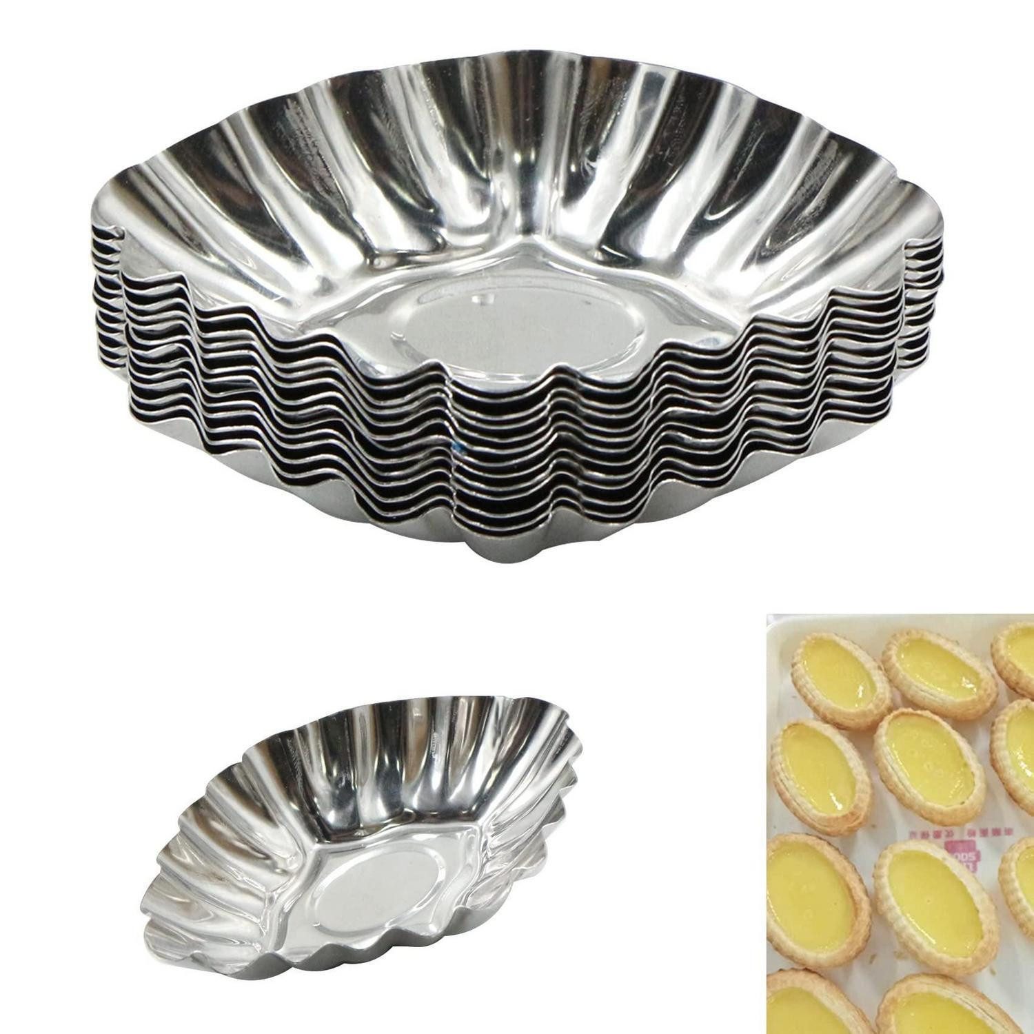 LuxusKollektion Tarteform Tarteform Quicheform Diamant-Form 20 Stück, (20-tlg)