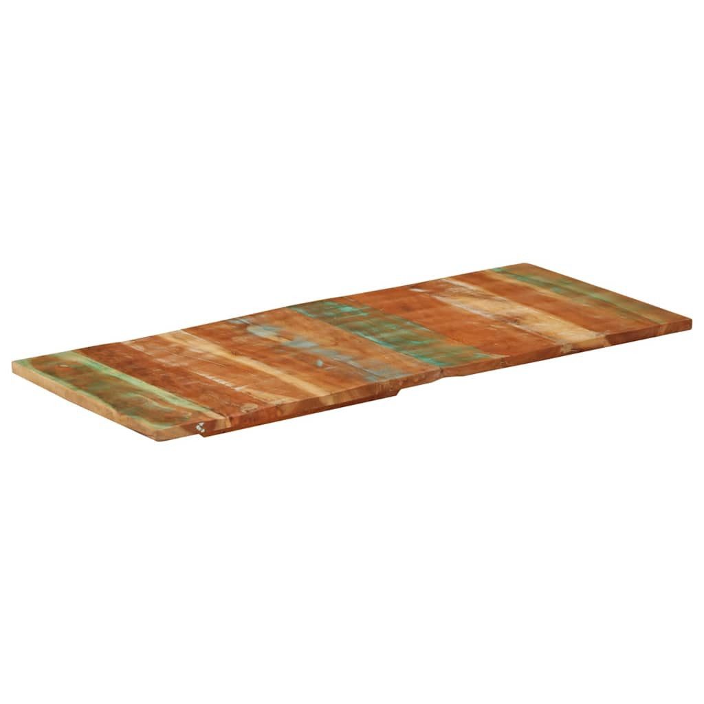 vidaXL Tischplatte Tischplatte Rechteckig 60x140 cm 25-27 mm Altholz Massiv (1 St)
