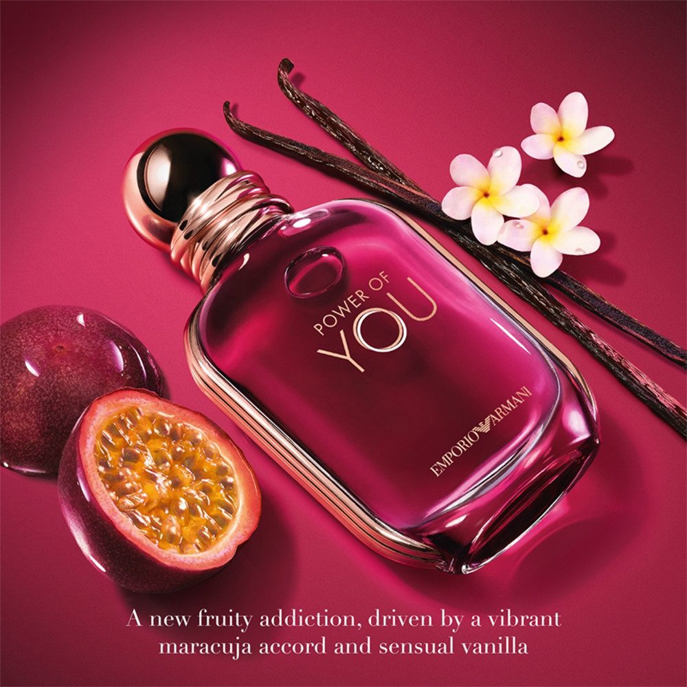 Giorgio Armani Eau de Parfum Emporio Armani Power of You Eau de Parfum 50 ml, 1-tlg., Fruchtig-cremiger Duft mit Vanille und Maracuja