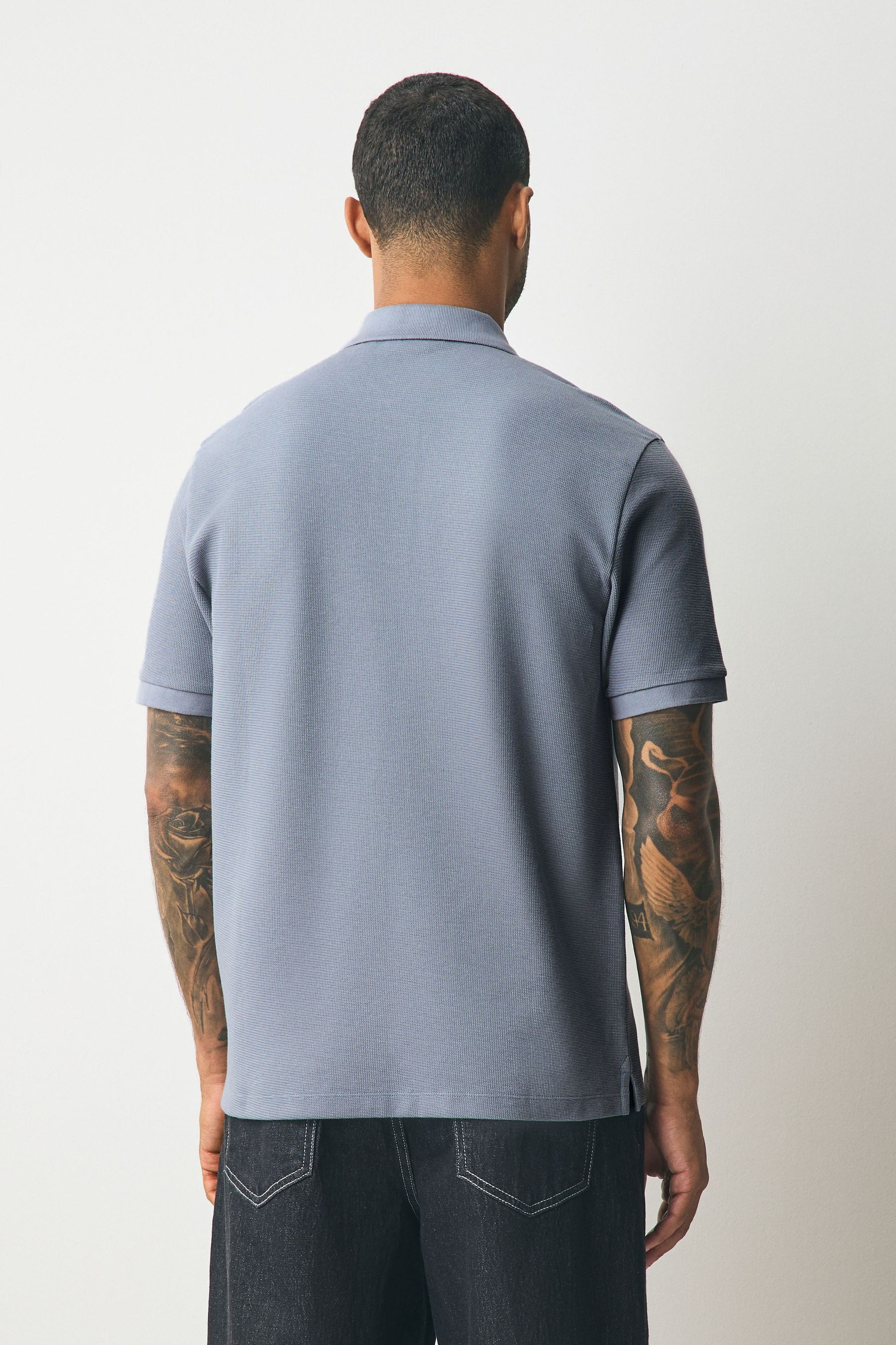Next Poloshirt Elegantes strukturiertes Polohemd (1-tlg) günstig online kaufen