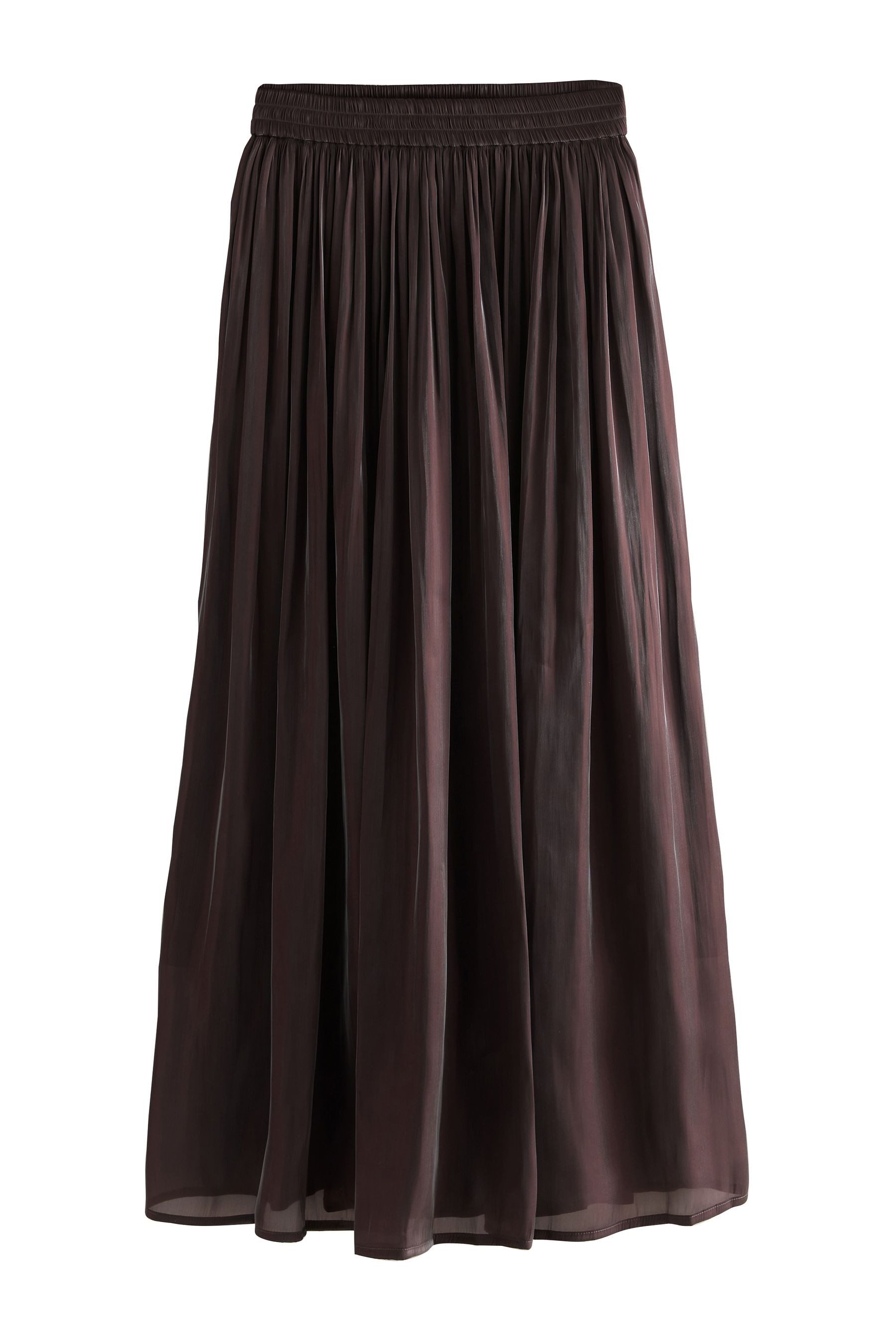 Next Maxirock Plissierter Metallic-Maxirock (1-tlg) günstig online kaufen