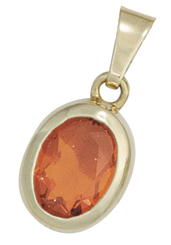 JOBO Kettenanhänger Anhänger oval, 585... JOBO Kettenanhänger Anhänger oval, 585...