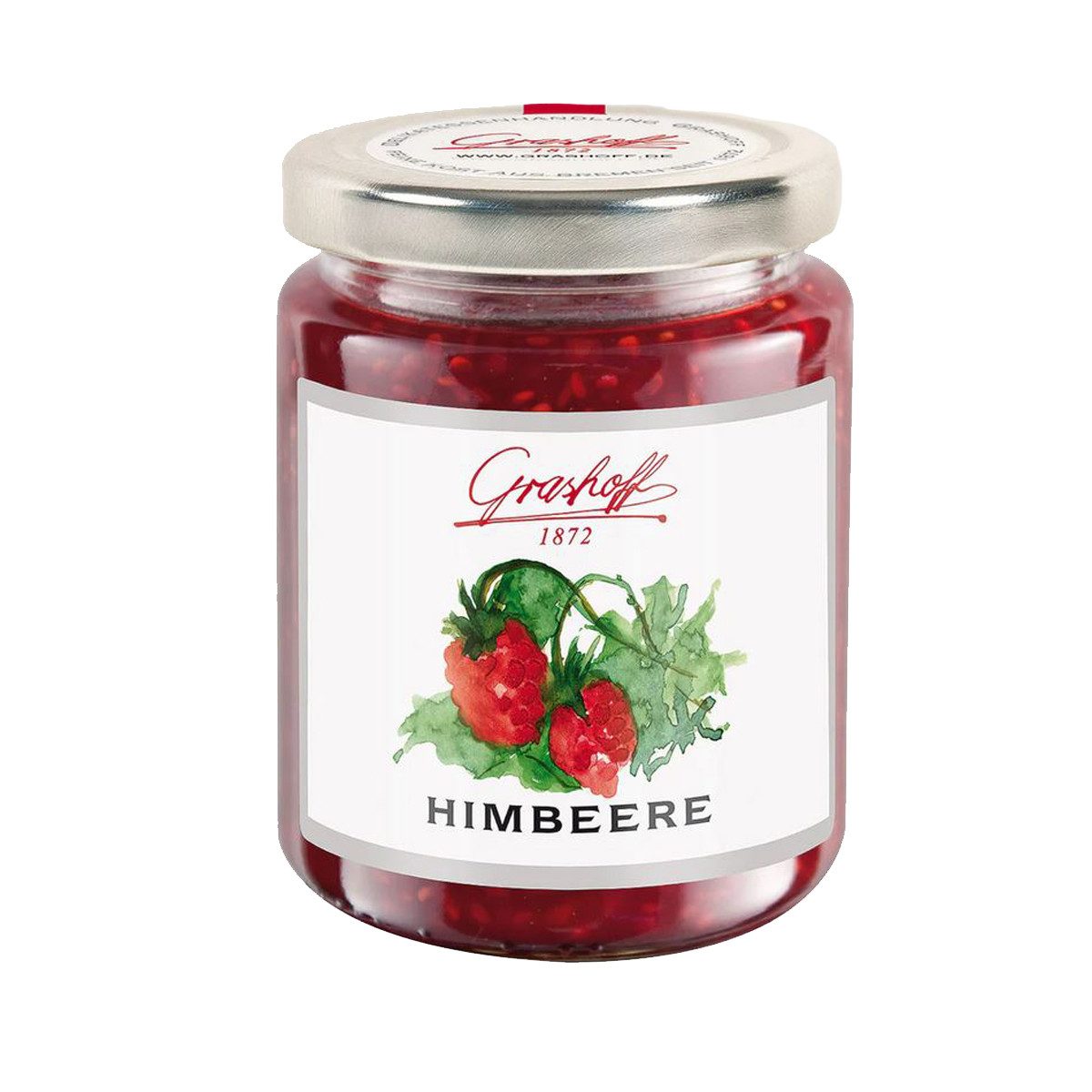 Grashoff Fruchtaufstrich, Grashoff Himbeer Konfitüre Extra fruchtig süß und köstlich 250g